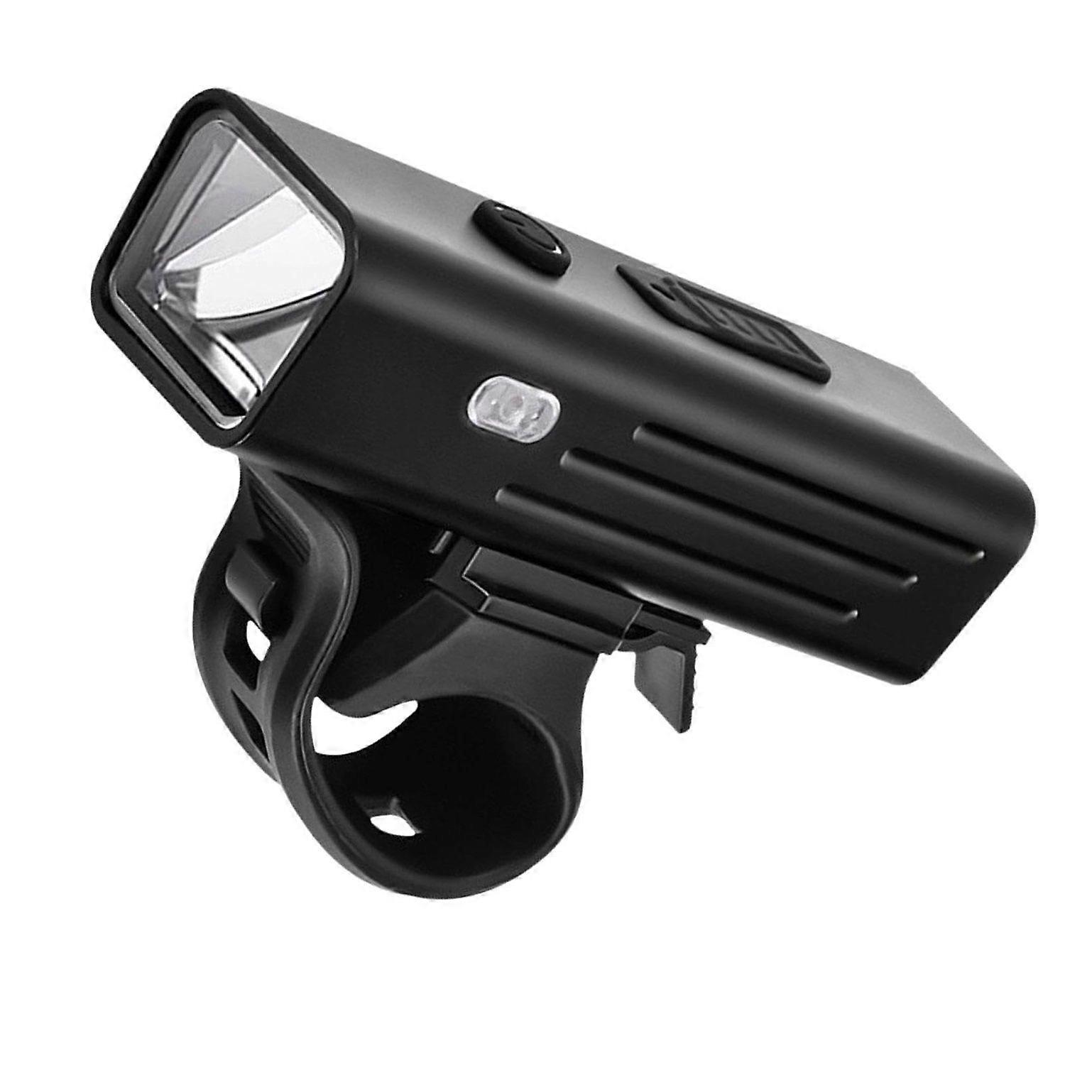 Smart Light Sensing Riding Light - Waterproof Front Light, 4 Light Modes, USB Rechargeable Light for Night Riding(Black)