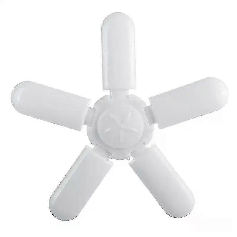 New Deformable LED Ceiling Light Bulb 85W - E27 AC85-265V, Foldable Fan Blade Workshop Lamp for Garages and Industrial Settings