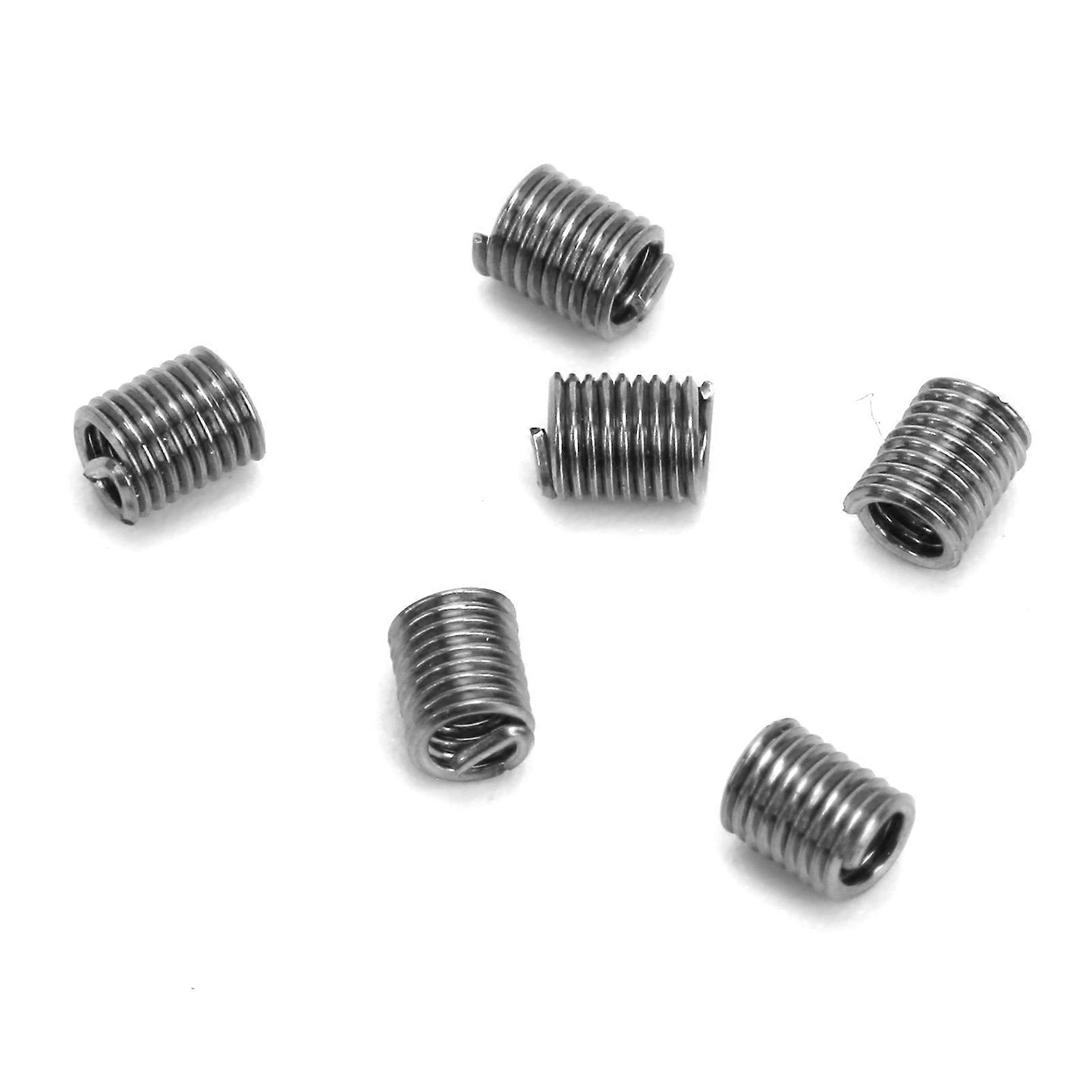 50Pcs M1.6 x 0.35 SUS304 Wire Thread Inserts Steel Sleeves