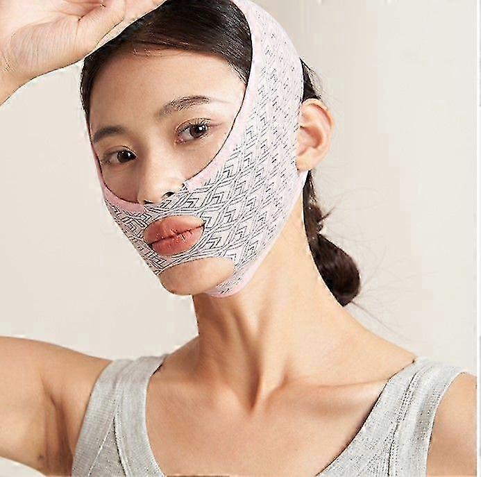 2025 2pcs Beauty Face Sculpting Sleep Mask, V Line Shaping Face Masks, V Line lifting Mask Facial Slimming Strap, Double Chin Reducer
