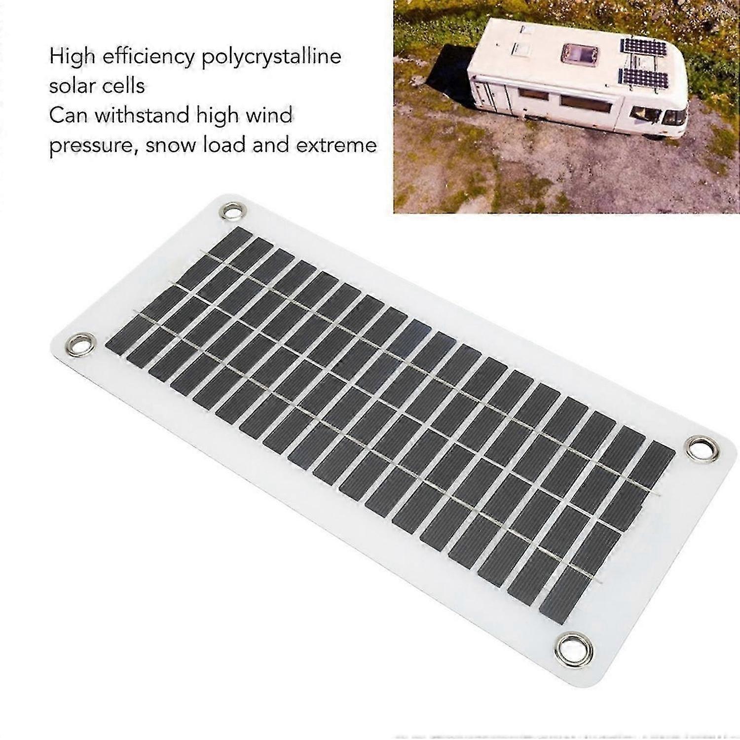 Mono-Polycrystalline Solar Panel Waterproof Controller Kit with Connection Cable 12V24V Charging Protection Battery Kit