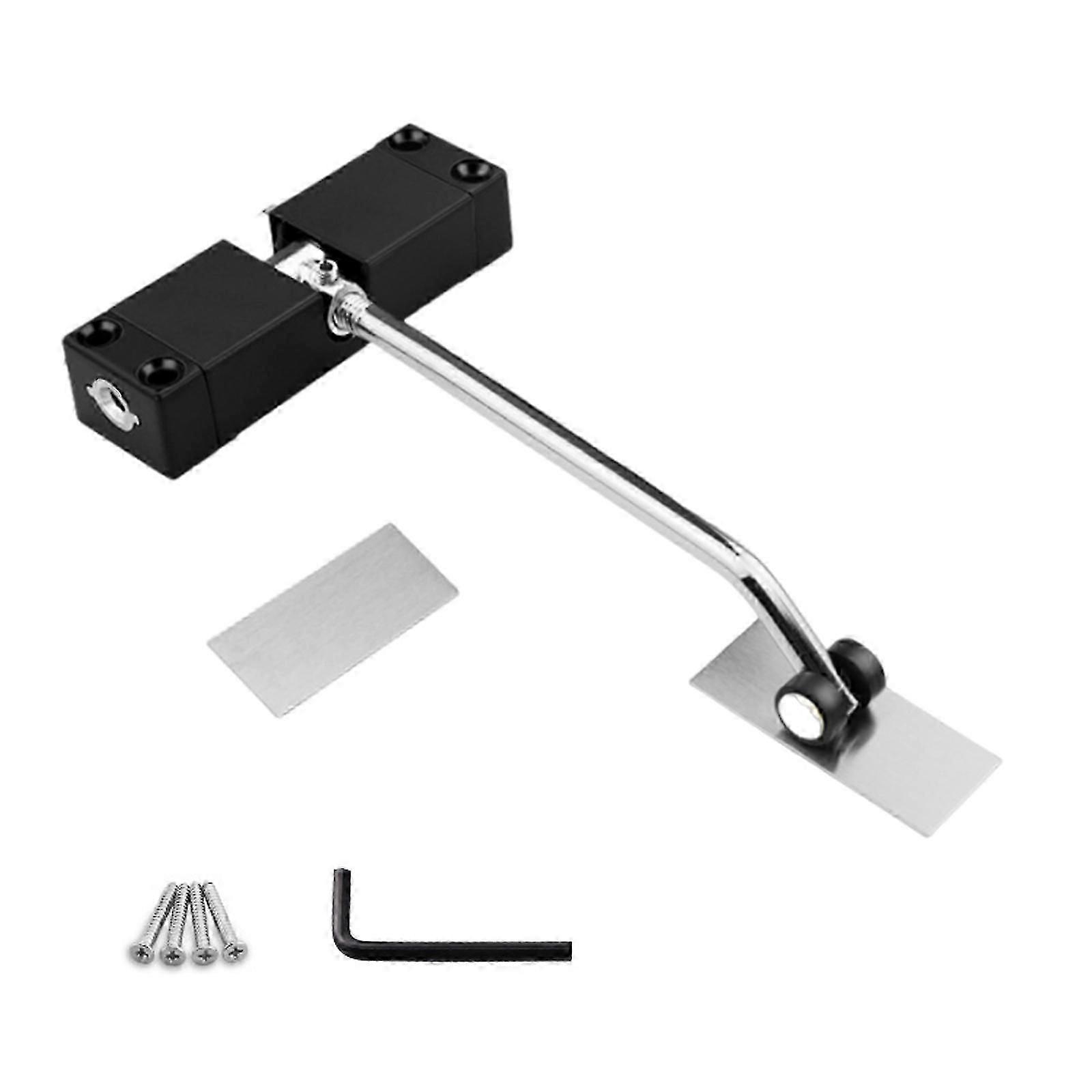 Heavy Duty Spring Loaded Door Closers Low Noise Spring Door Closers Adjustable Quiet Operate for Left or Right Swing Door Silver-2025