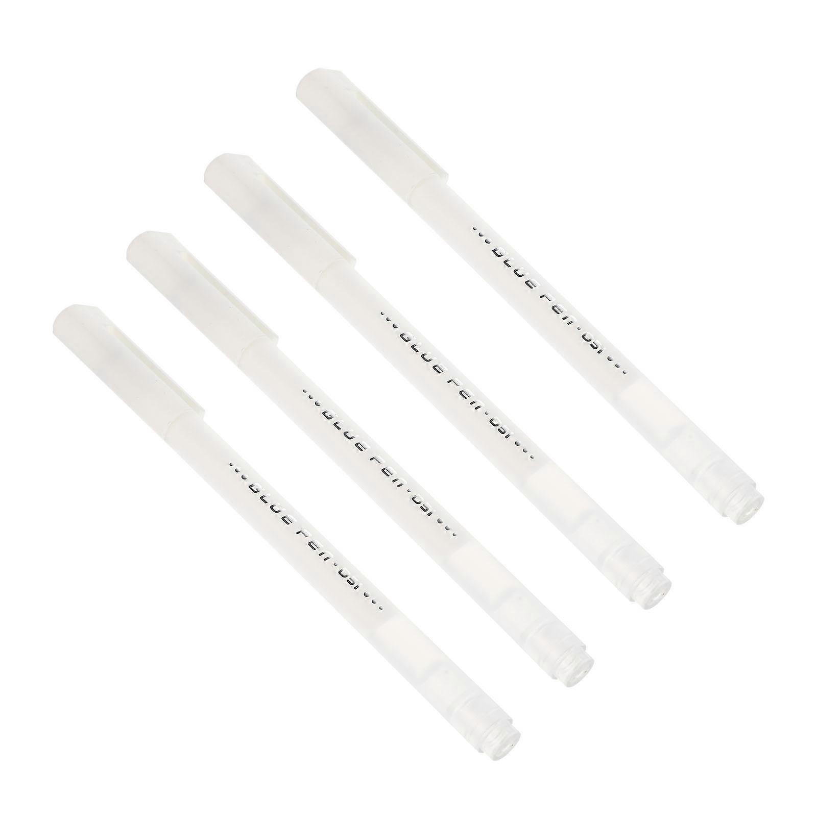 Pen-Shaped Glue Pens Quick-Drying Glue Stick Function 4Pcs Pack