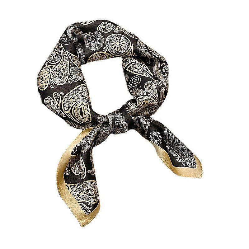 vintage floral square women's silk scarf#3