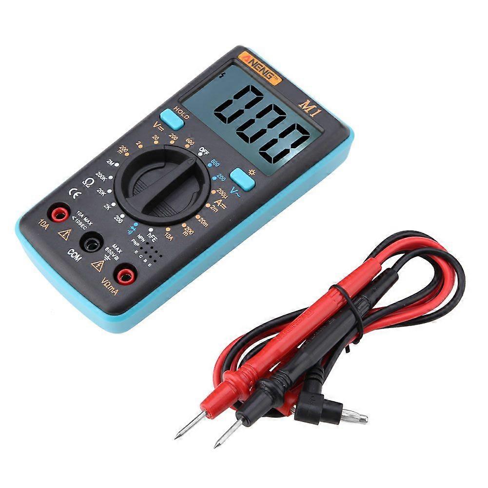 ANENG M1DC/AC Voltage Current Resistance Digital Multimeter Tester 0-50(blue)