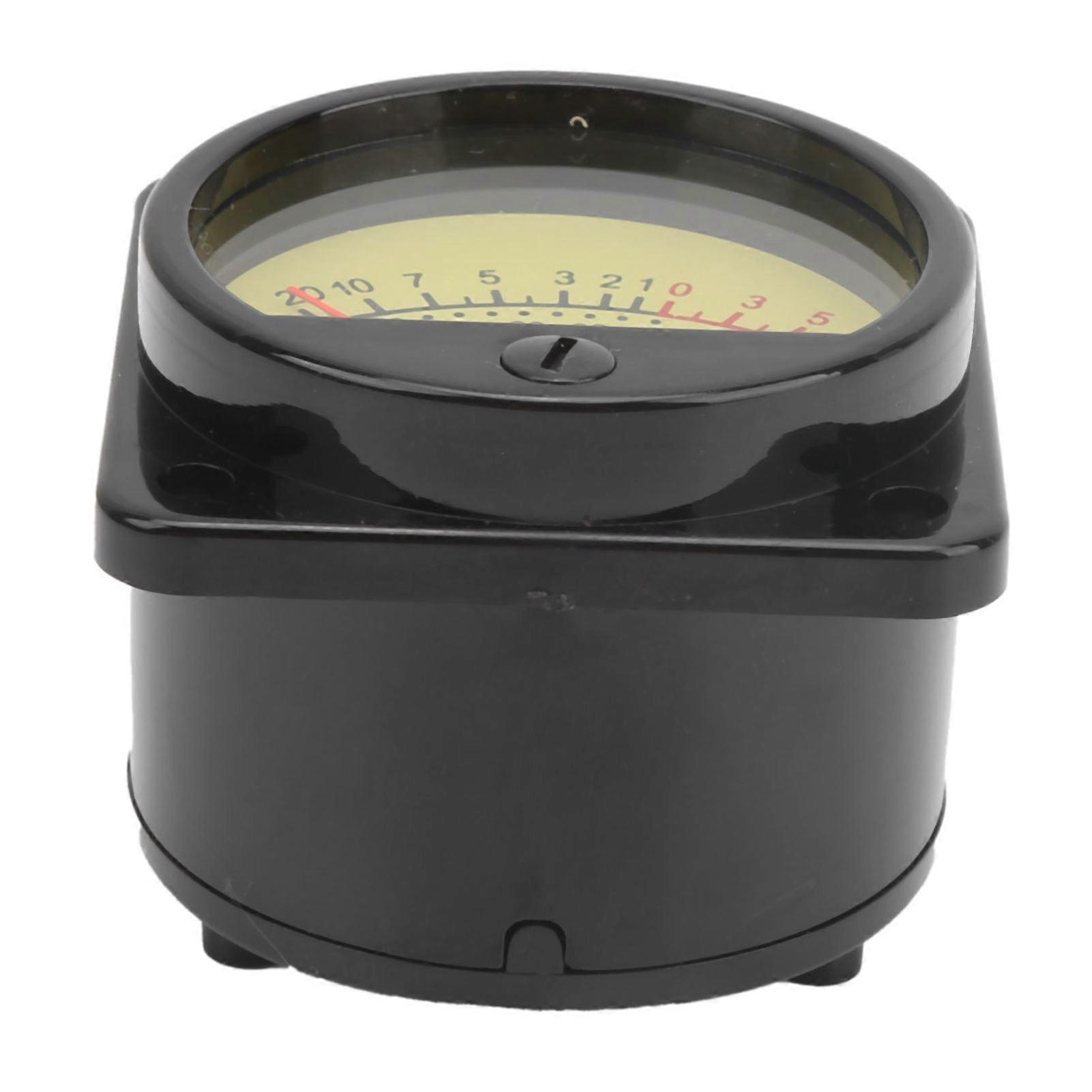 45mm Round Pointer VU Meter Head with LED Backlight Audio Level Power Tester PartTS45Yellow DC500uA