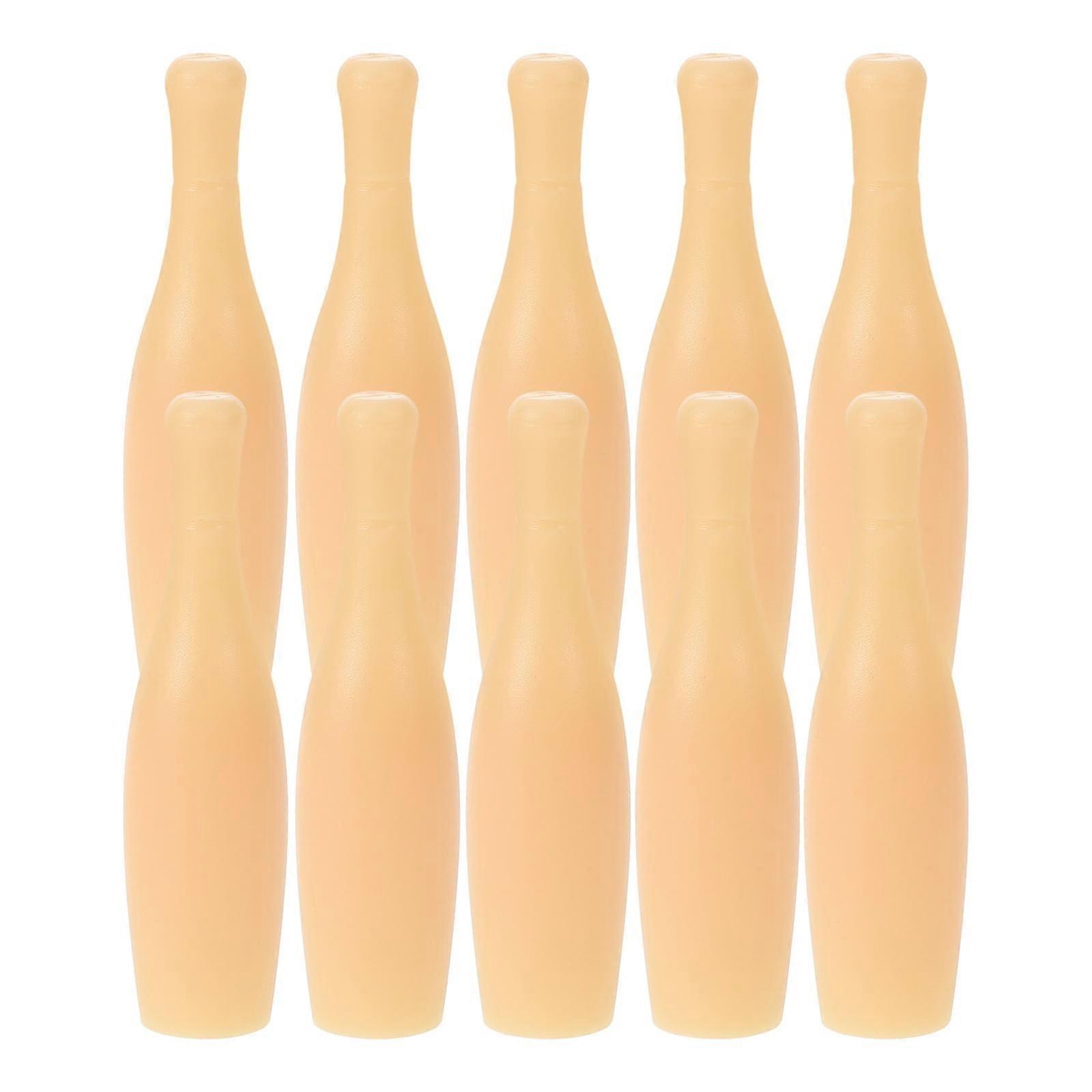 10Pcs Tiny Bowling Pin Portable Small Bowling Game Bowling Pin Tabletop Bowling Pin Part Bowling Supply