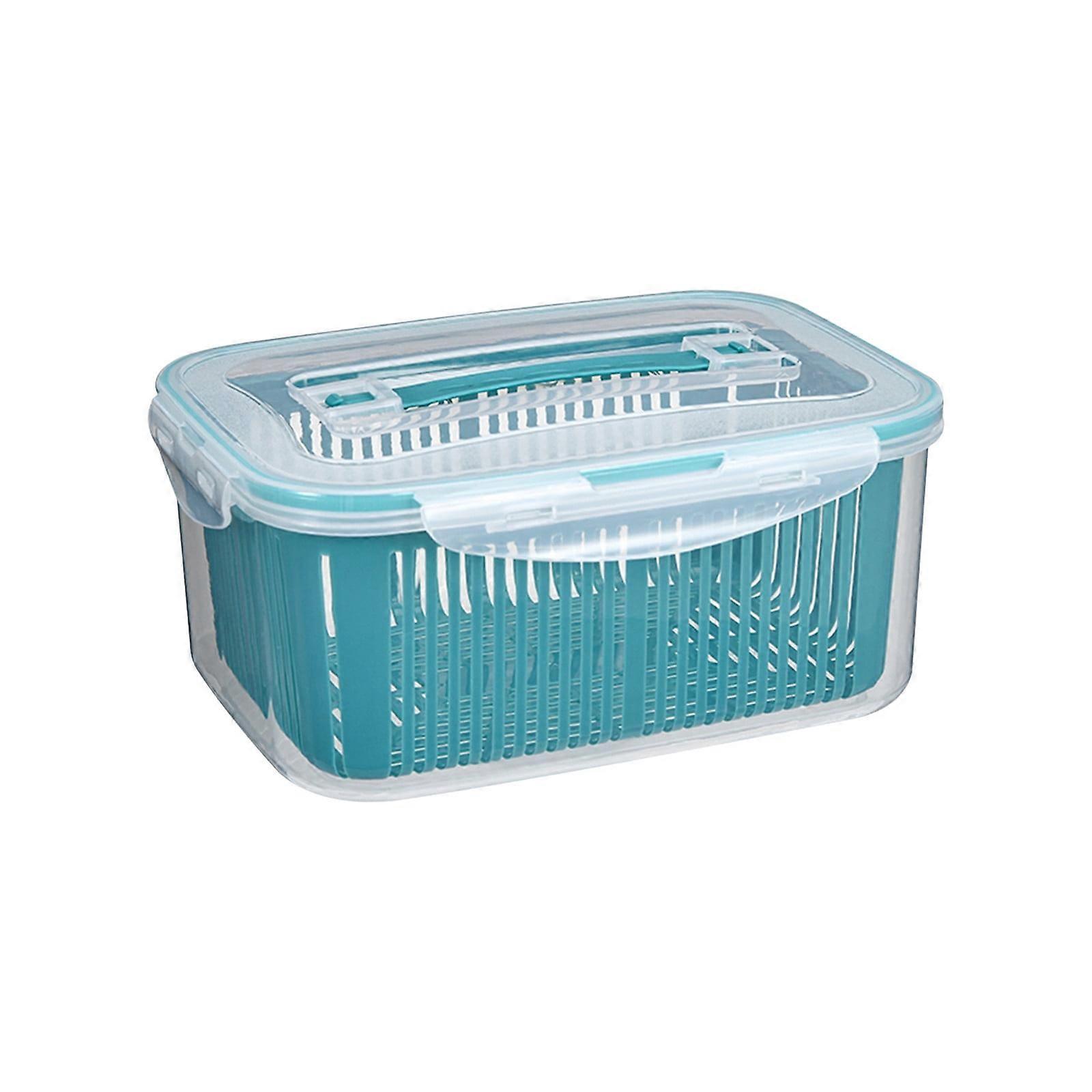 Ycolew Green Plastic Vegetable Food Storage Container