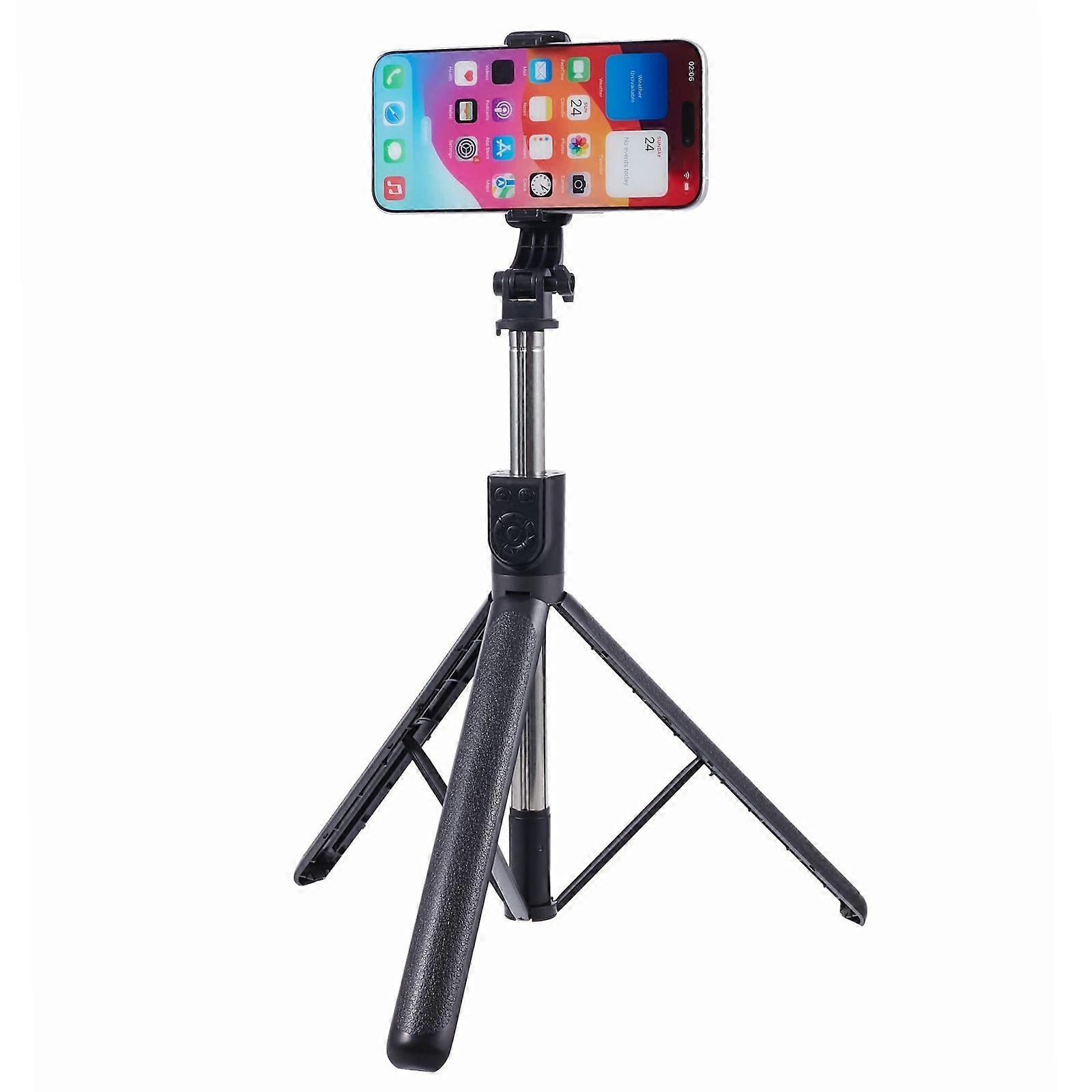 175CM Selfie Stick Cell Phone Clip Mount Tripod Stand with Bluetooth Remote Shutter