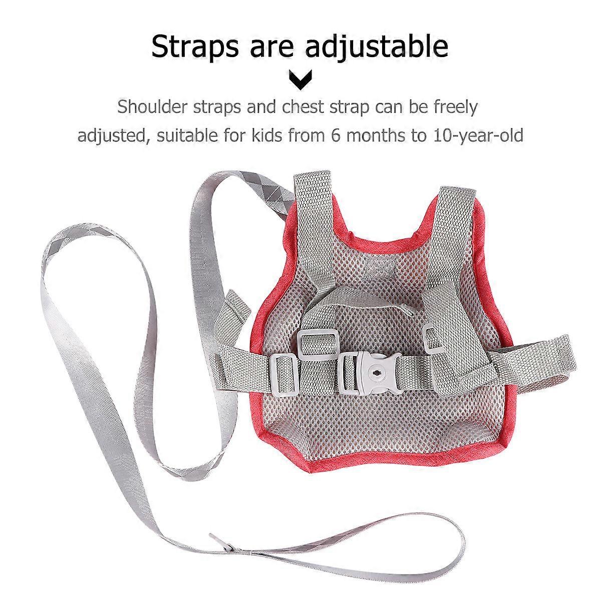 Wrist Link Leash for Kids Durable Safety Harness for Practical Use Pink