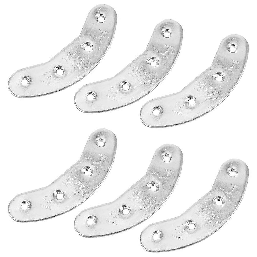 Men Shoes Boot Taps Metal Heel Plates for Replacement 6Pairs Silver Color