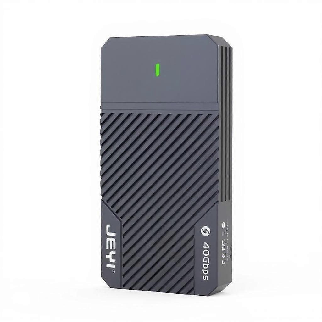 JEYI Thunderbolt 2464 USB4 40Gbps Enclosure M.2 NVMe SSD Aluminum Alloy External Drive Case Support 4TB SSD