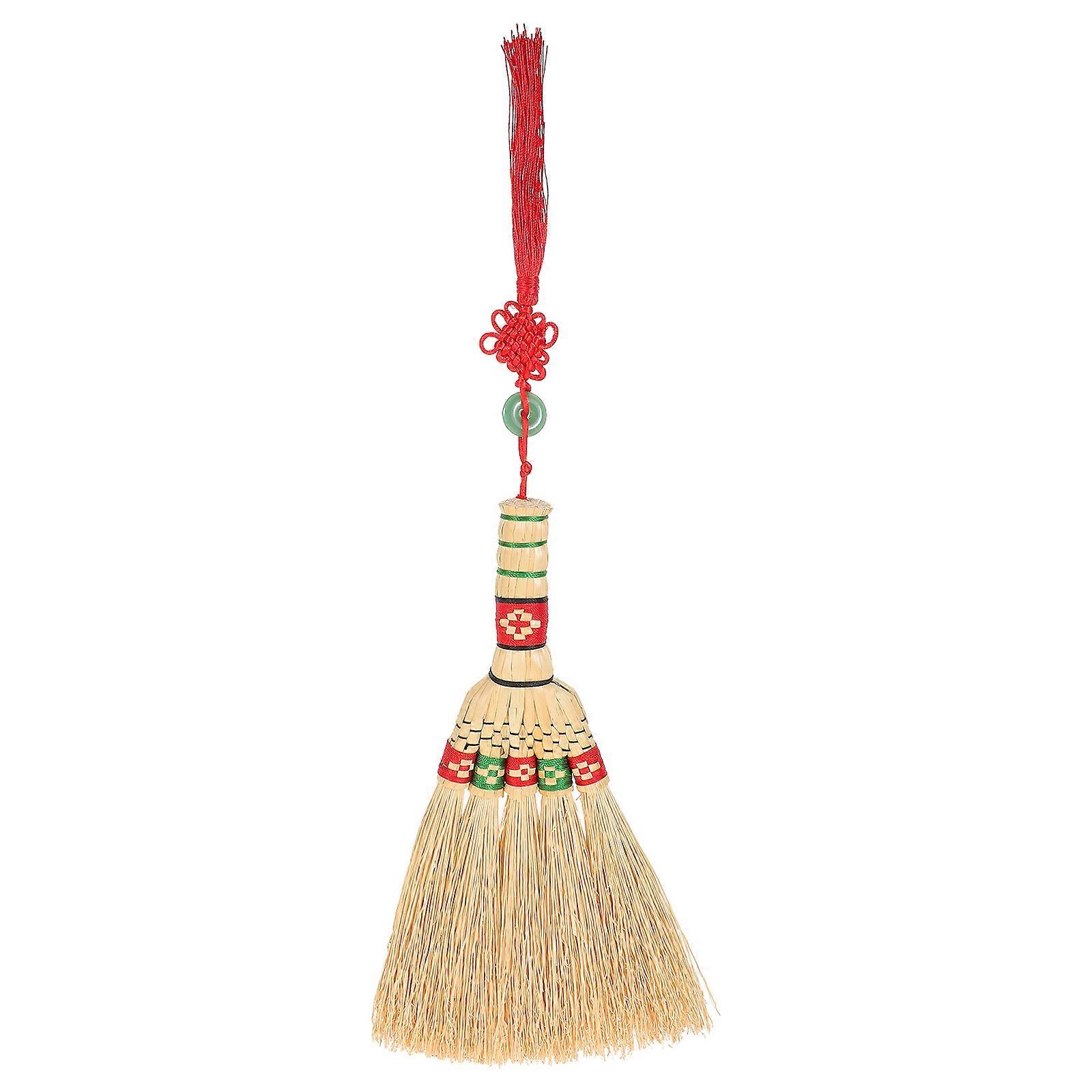Handmade Duster Corn Broom for Home 2Pcs Short Handle Broom