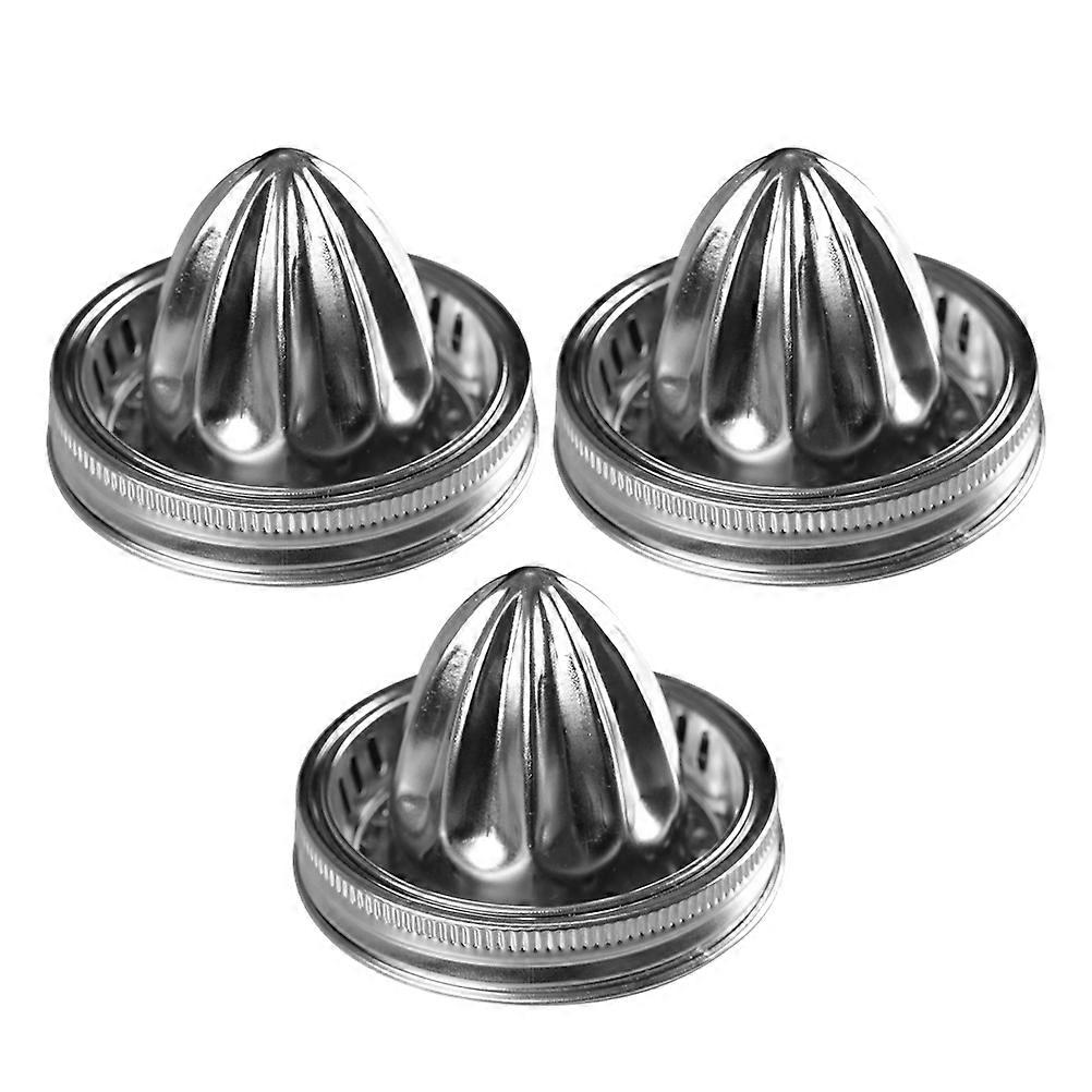 Silver Manual Citrus Juicer Lid for Juicing 15Pcs Jar Accessories
