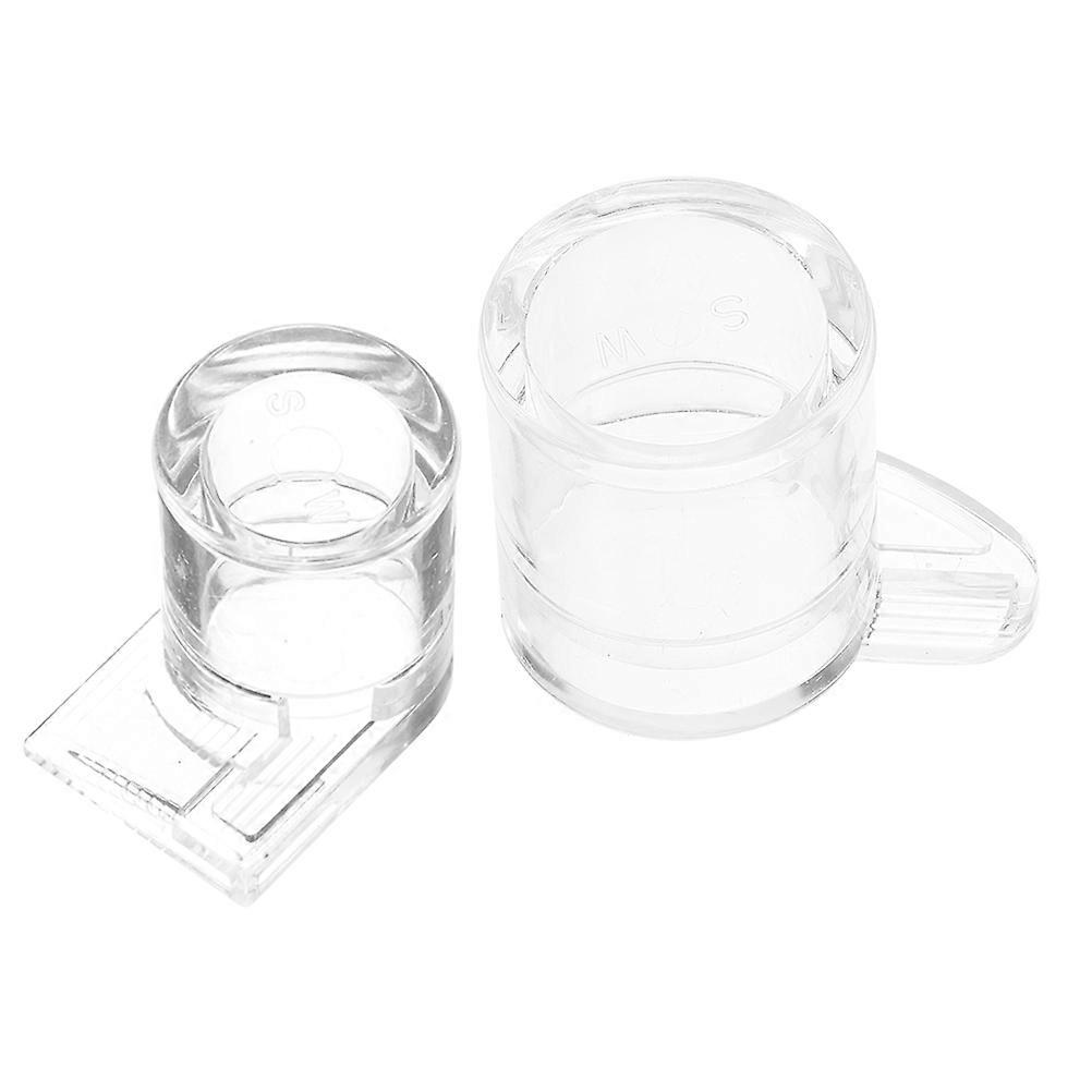 Ant Water Feeder for Insect Use Transparent Acrylic Feeding Bowl 4Pcs