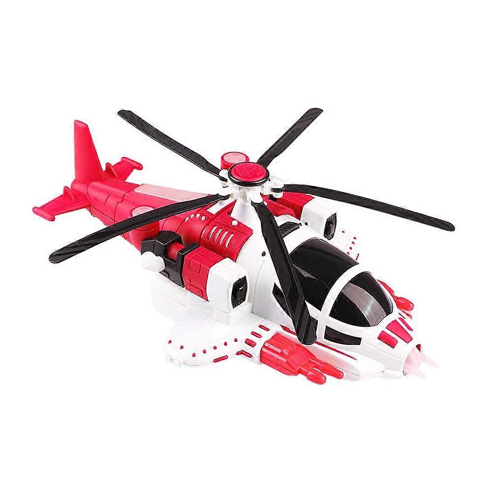 Funny Helicopter Assembly Toy with Music and Light for Playing 1Pcs