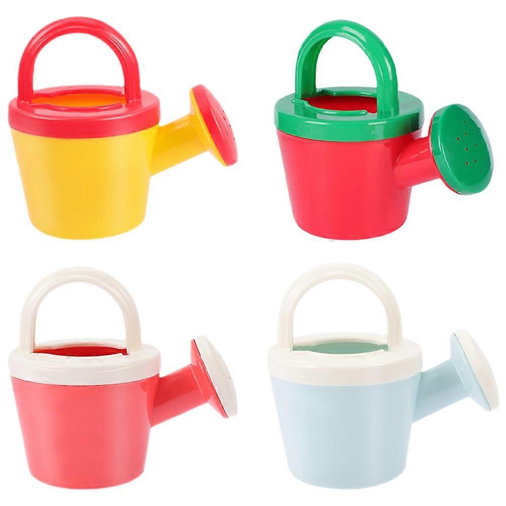 Assorted Color 16Pcs Watering Pot For Kids Cartoon Design Suitable For Gardening Beach Play Control Water Volume
