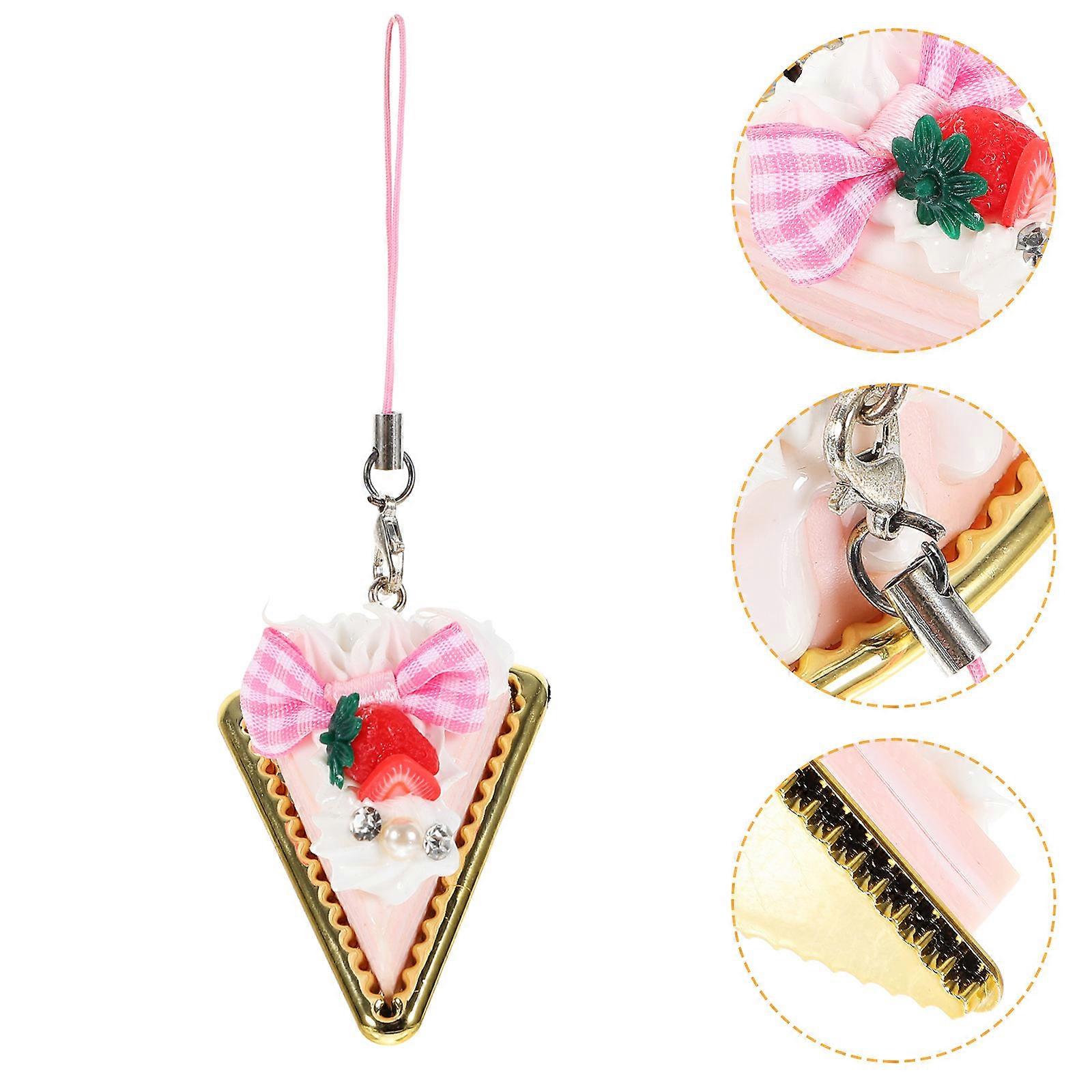 Key Ring Cake Key Chain Decorative Hanging 10Pcs Set