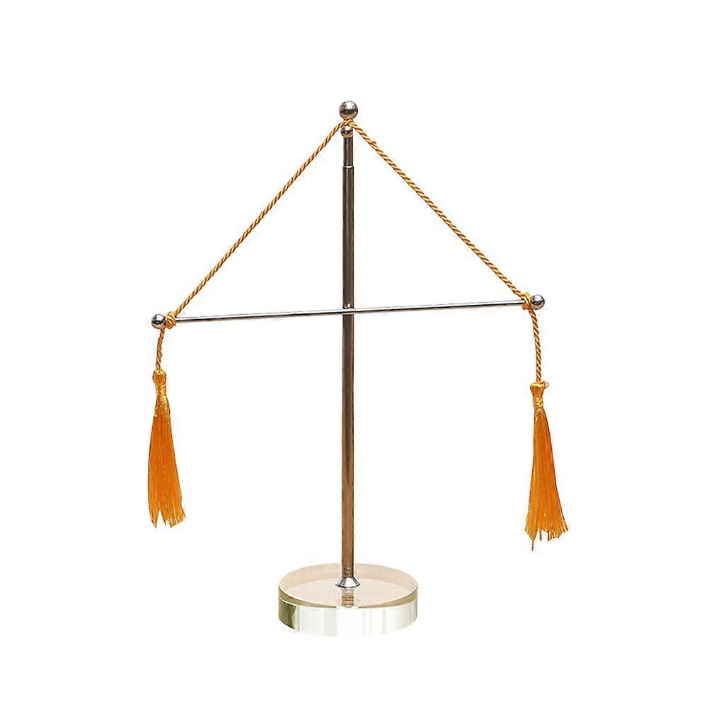 Desktop Flag Accessories Desk Flag Rack for Office Desk 2Pcs Metal Base