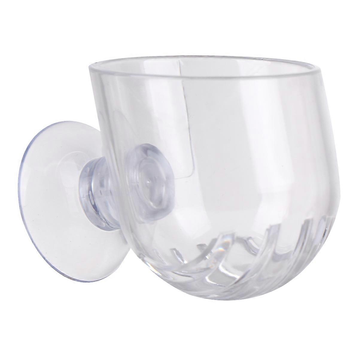 Red Feeder Acrylic Automatic Fish Tank Feeder for Shrimp Feeding 3Pcs