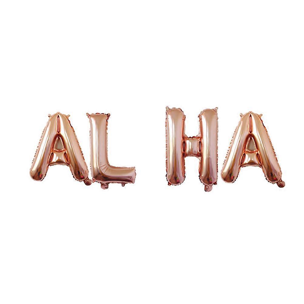 Aloha Foil Balloon Hawaiian Party Balloons for Decorating 3Sets