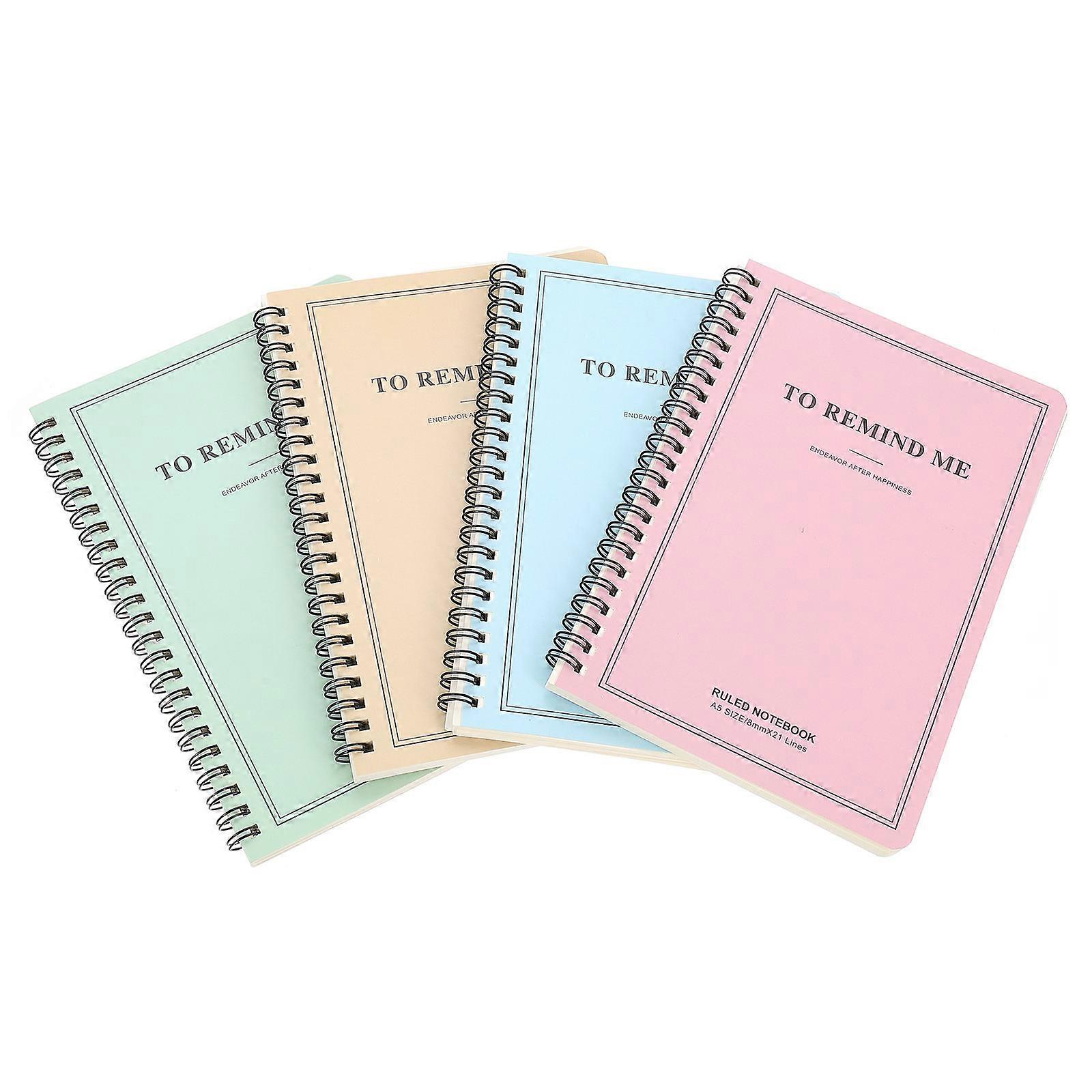 Kids Notebook Creative Coil Notepads Student Notebooks Office Use Blue 8.3X5.8X0.6In Writing