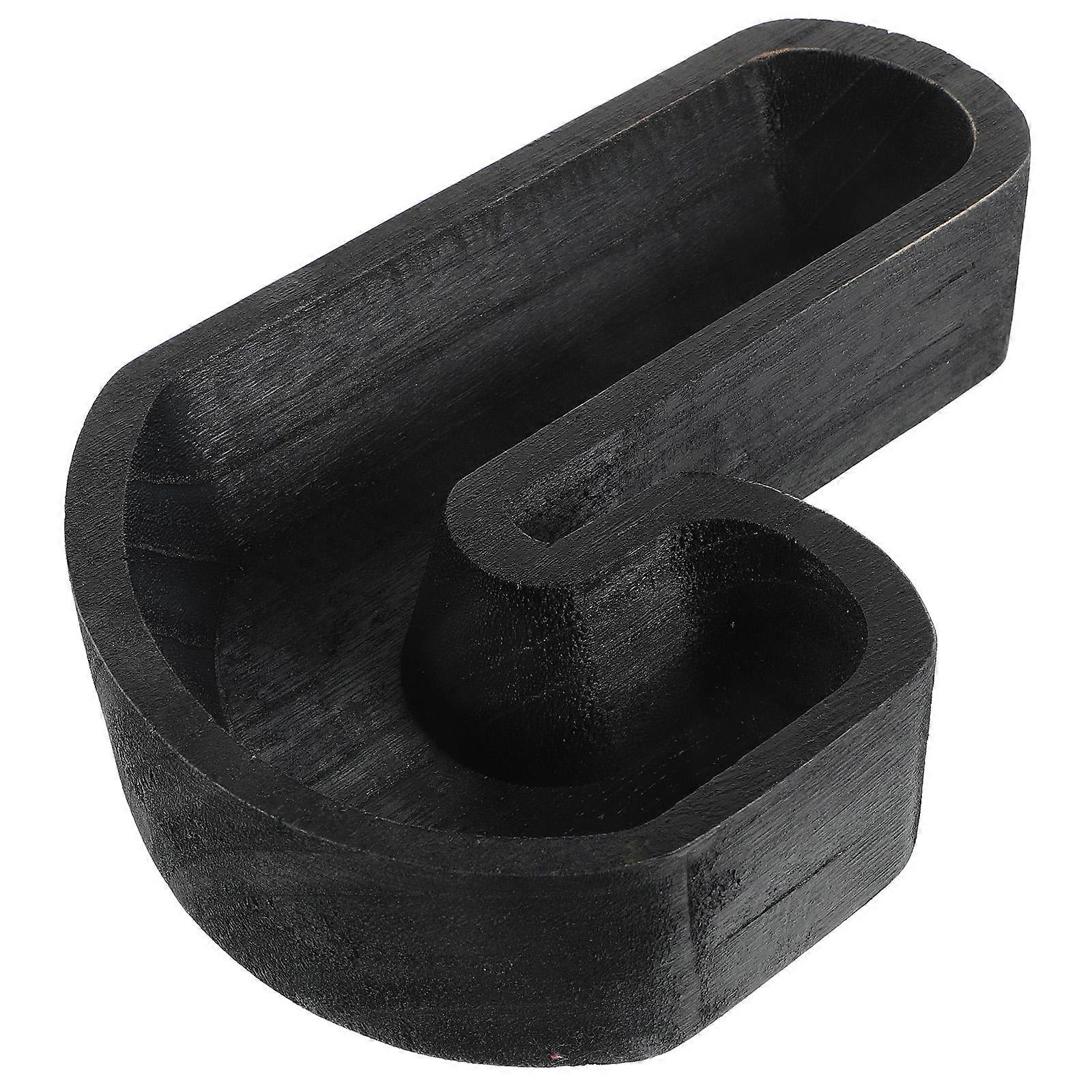 3Pcs Cane Shape Wooden Bowl for Serving Nuts and Snacks Set