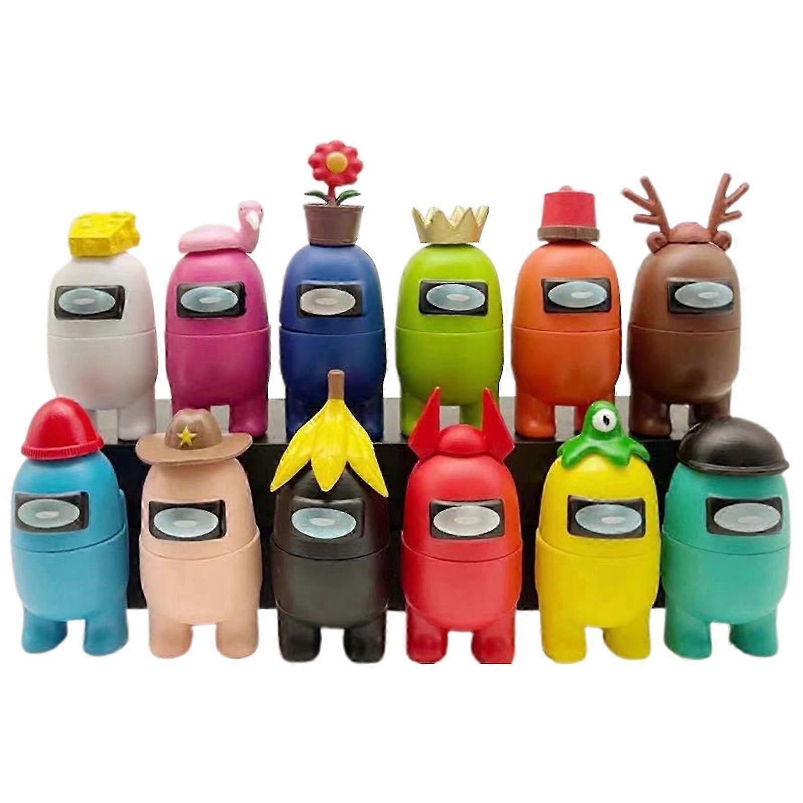 12pcs Among Us Game Figures PVC Toy Set 24x20x5cm Multicolor 2025