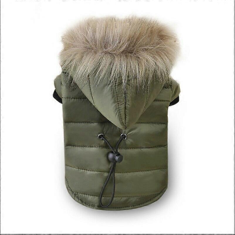 Winter Warm Pet Clothes Small Dog Coats Chihuahua Puppy Soft Fur Hooded Jacket