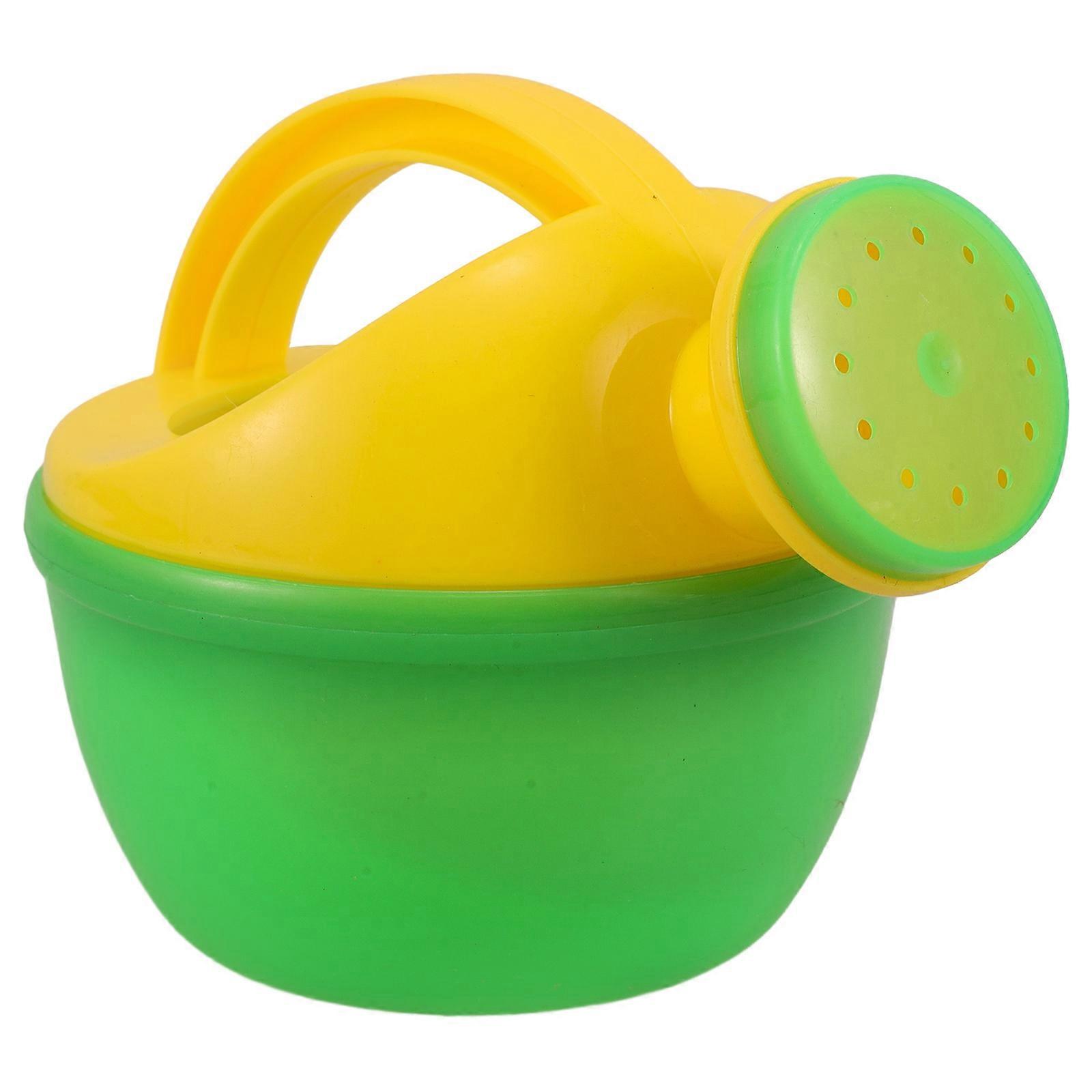 Beach Watering for Garden Play 2Pcs Light Green Plastic Can