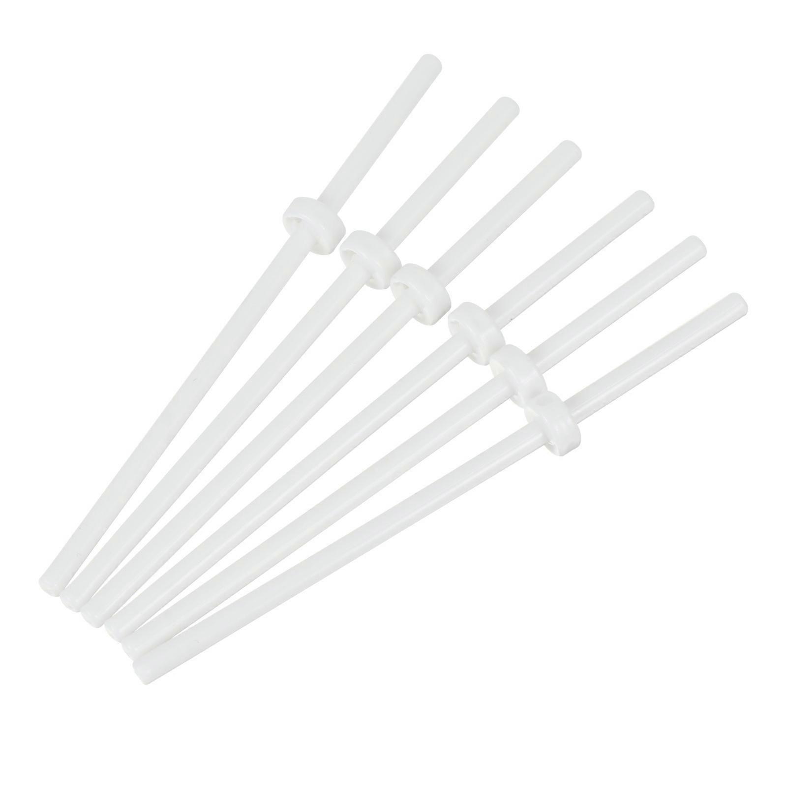 DIY Chocolate Sticks 72Pcs White Plastic Cake Sticks for DIY Use Versatile Uses