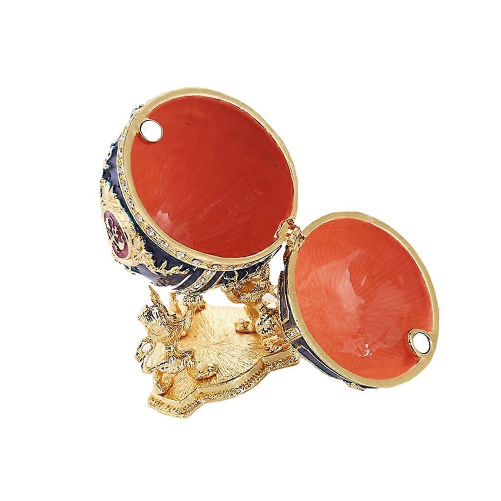 Russian Style Easter Egg Decor 3Pcs for Decorative Desktop Display