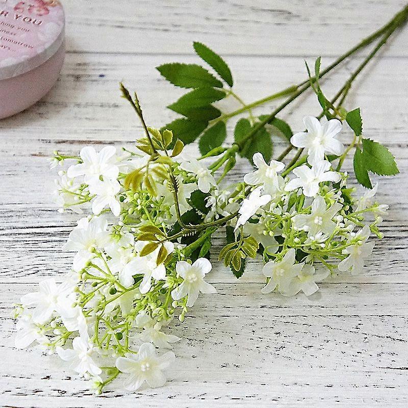 Minglan Long branches of 3-fork night primrose flower branches, artificial flowers, home decoration ornaments, wedding photography decoration artifici