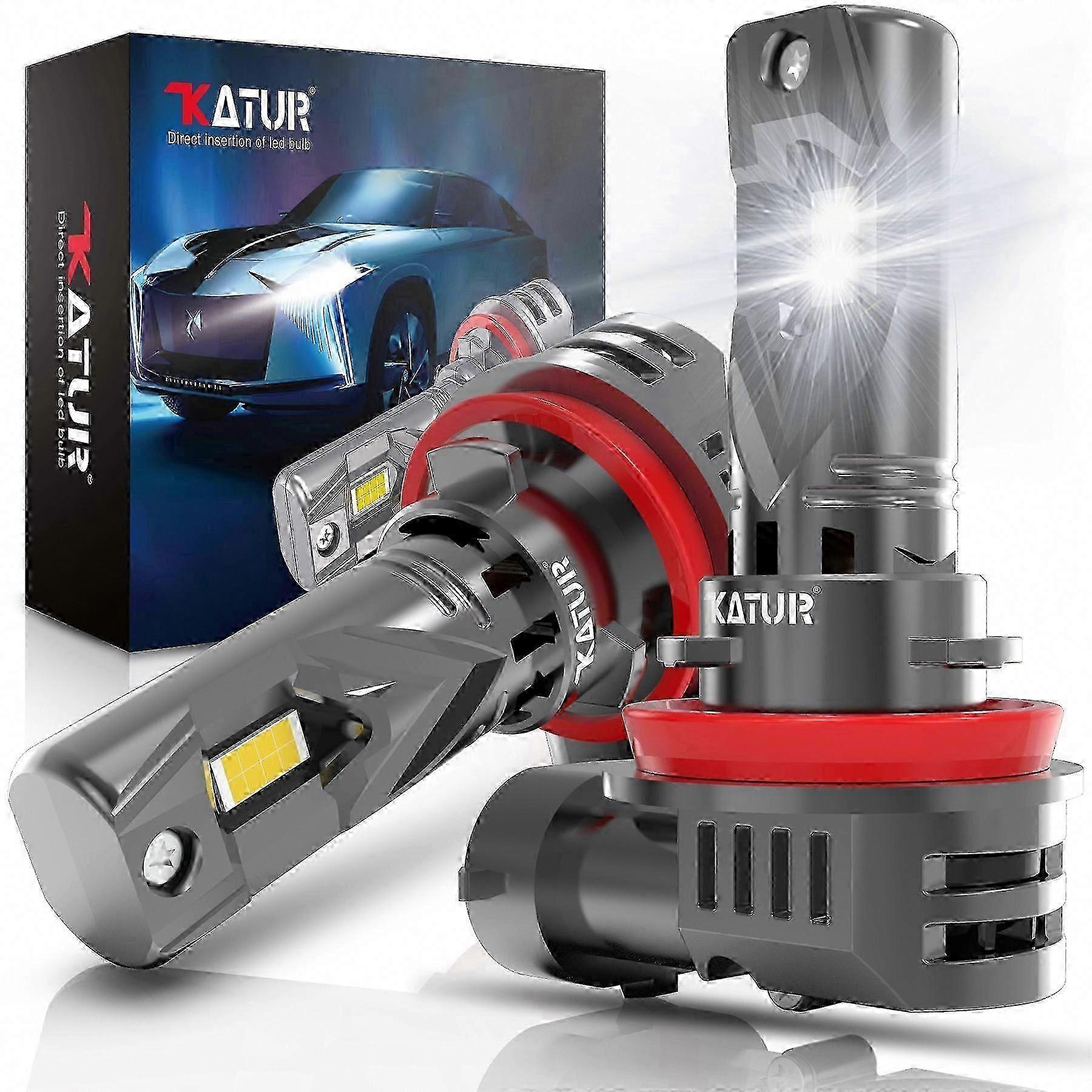 2x H8 H9 H11 H16 100W 20000LM HB3 9005 H7 LED Canbus HB4 9006 Hir2 9012 Car Headlight Turbo Fog Lamp 6000K 12V Diode