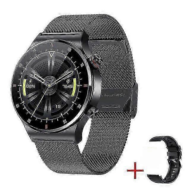 QW33 Bluetooth-Compatible Talking Watch Men's Waterproof Watch For Android iOS