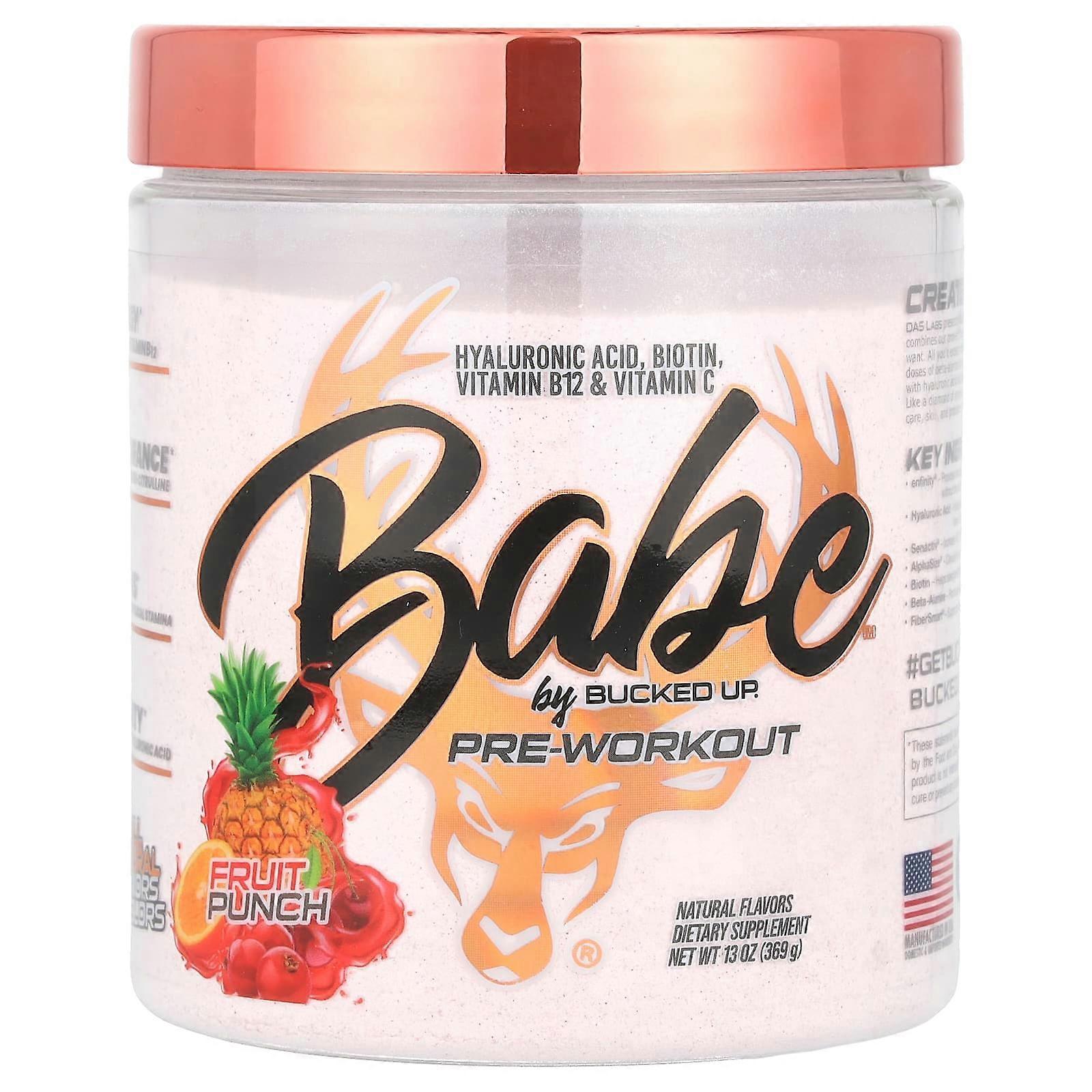 Babe, Pre-Workout, Fruit Punch, 13 oz (369 g)