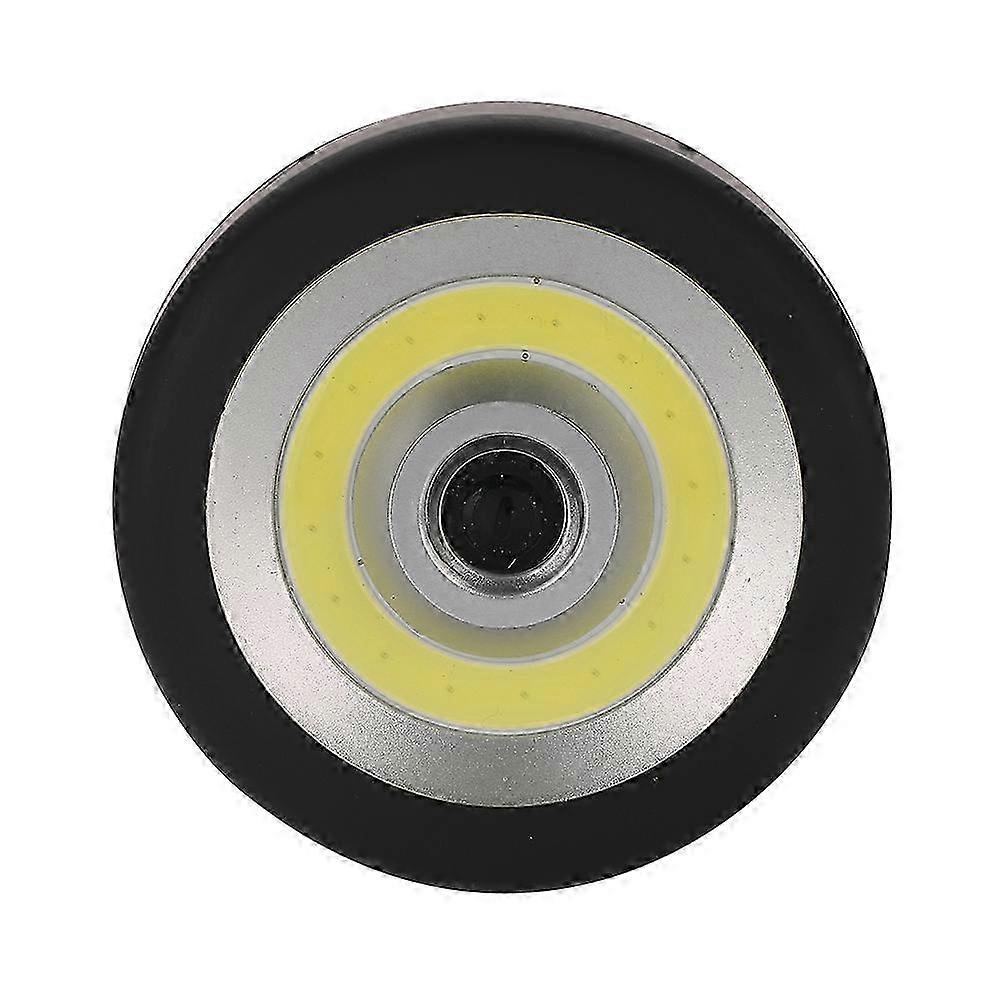 2025 COB LED Round Flashlight Car Inspection Work Light Magnetic Base + Adjustable Hook