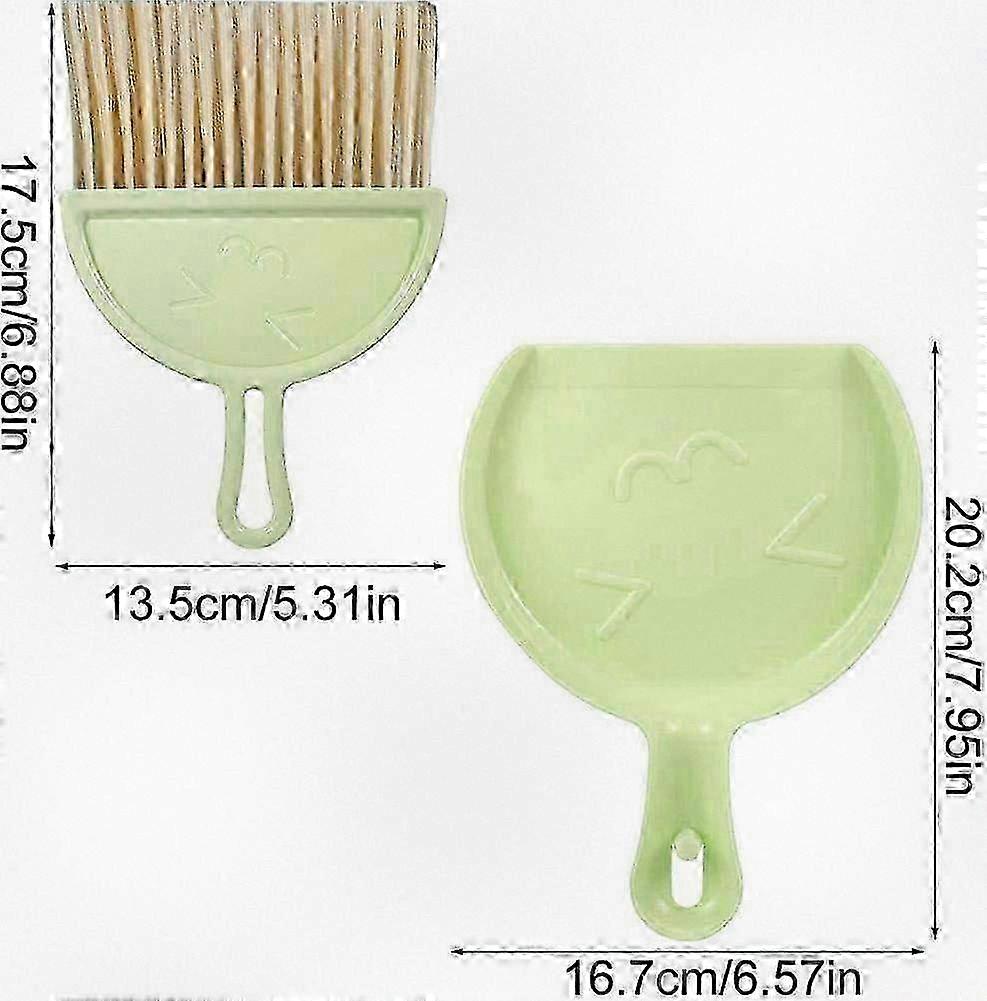 Compact Mini Dustpan and Brush Set for Easy Cleaning - Portable Handheld Broom