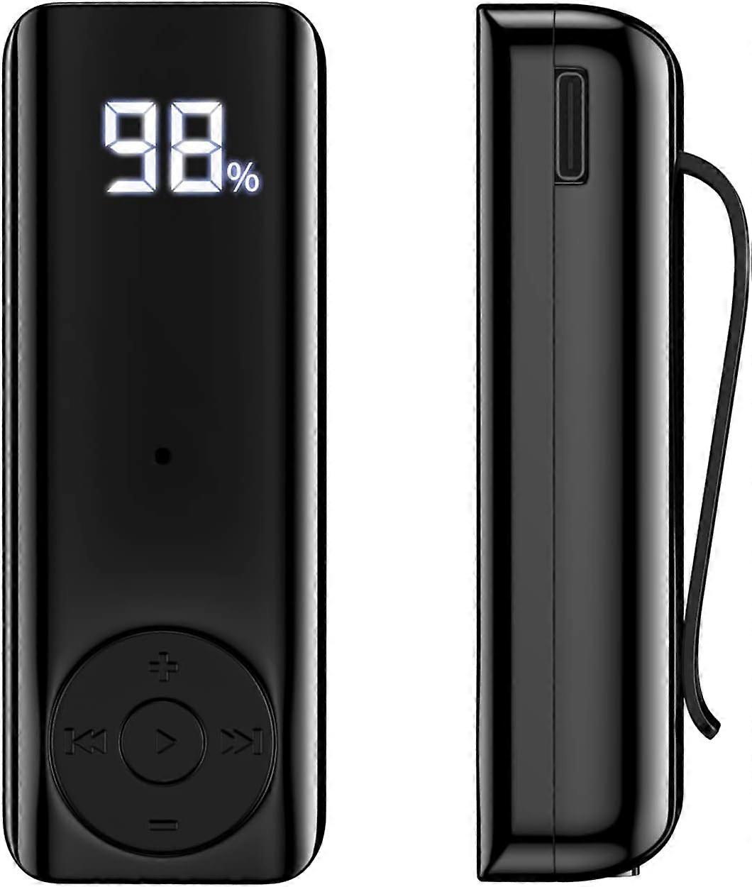 Bluetooth 5.2 Adaptor for Wireless Headphones, 60H Battery Life Bluetooth Receiver with LED Digital Display & Noise