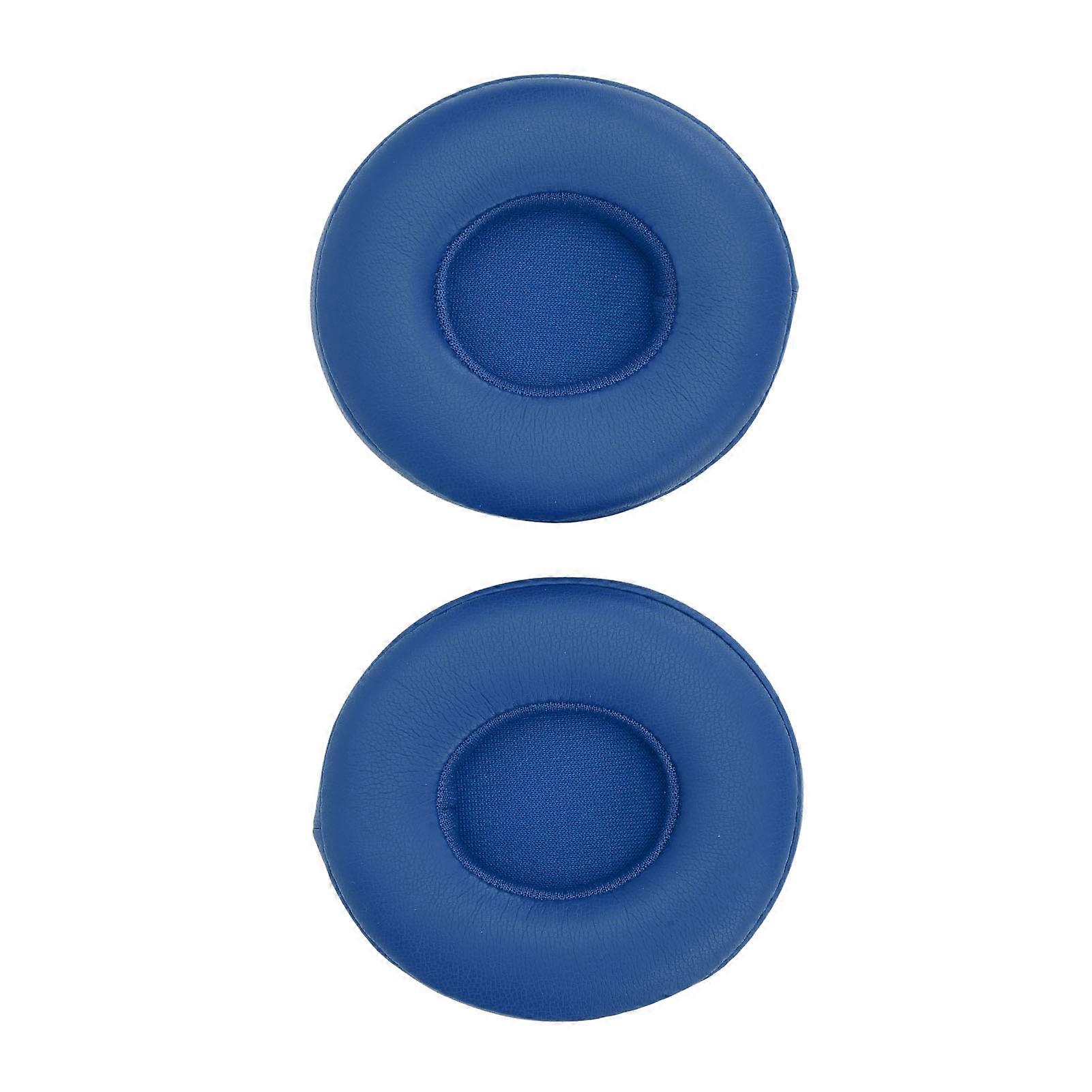 Headphone Ear Pad Professional Noise Isolation High Density Memory Foam Protein Leather Headphone Ear Cushion for Replacement Blue 