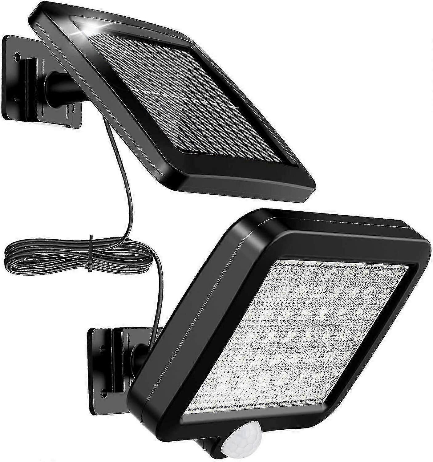 56 LEDモーション検出器付き屋外ソーラーライト、120 IP65防水ガーデンソーラーライト、5 mケーブルxi