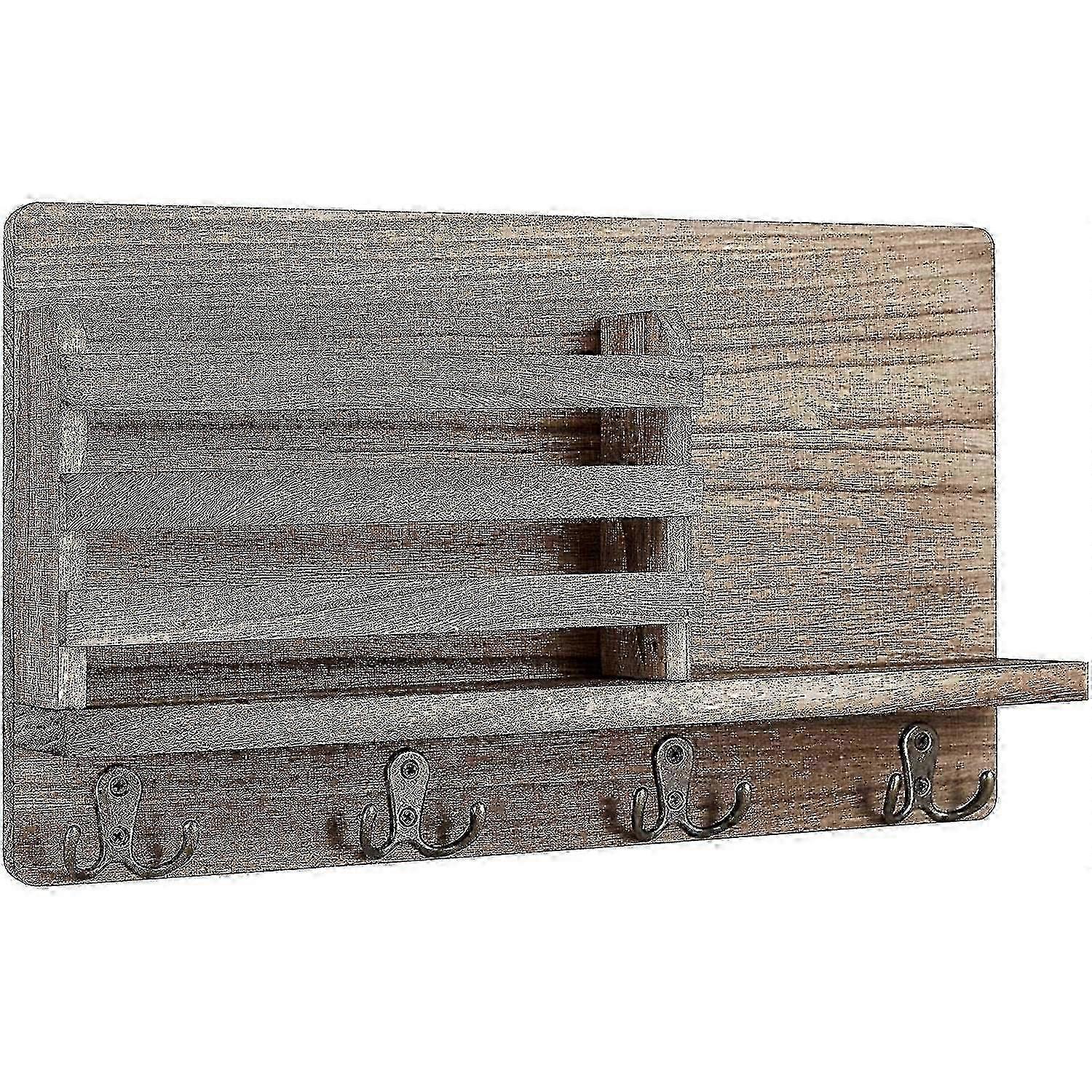 Mounted Mail H Mail Sorter Izer,with 4 Double Key Hooks Home Rat,for E