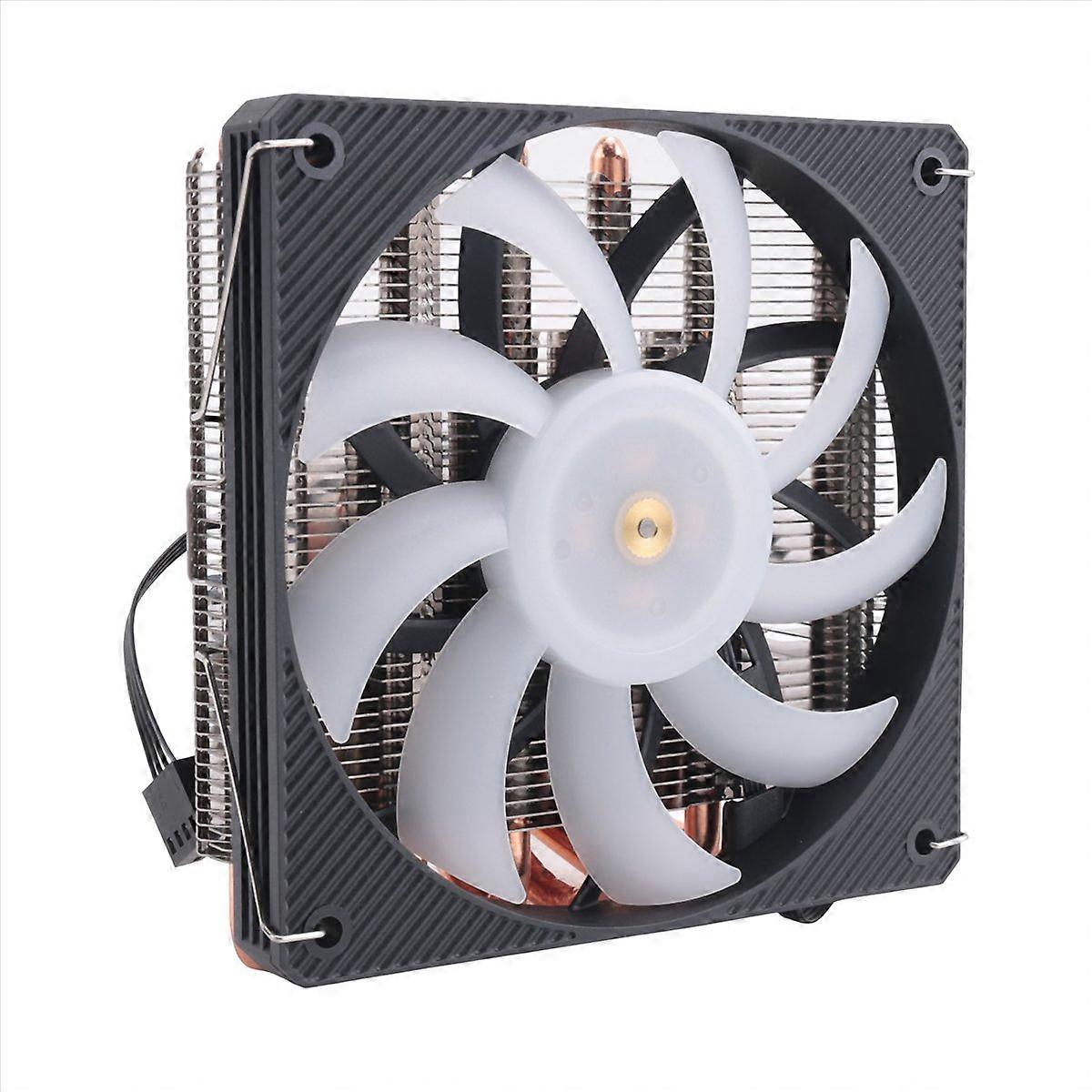 ZS10C-50 Thin CPU Cooler 50mm 10 Heat Pipes ITX Down Pressure Radiator 200W for LGA 115X 1700 with Fan