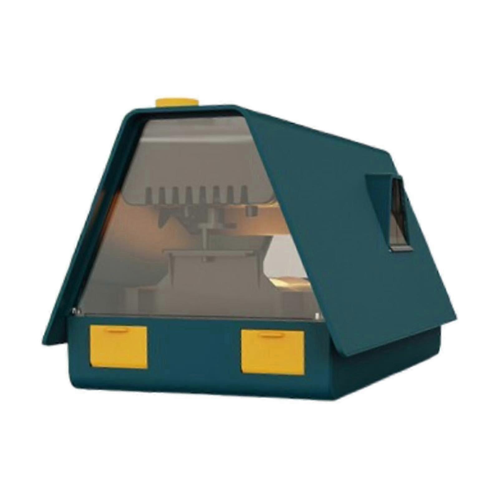 10 Eggs Incubator Adjustable Egg Tray LED Egg Candler for Duck Quail Goose