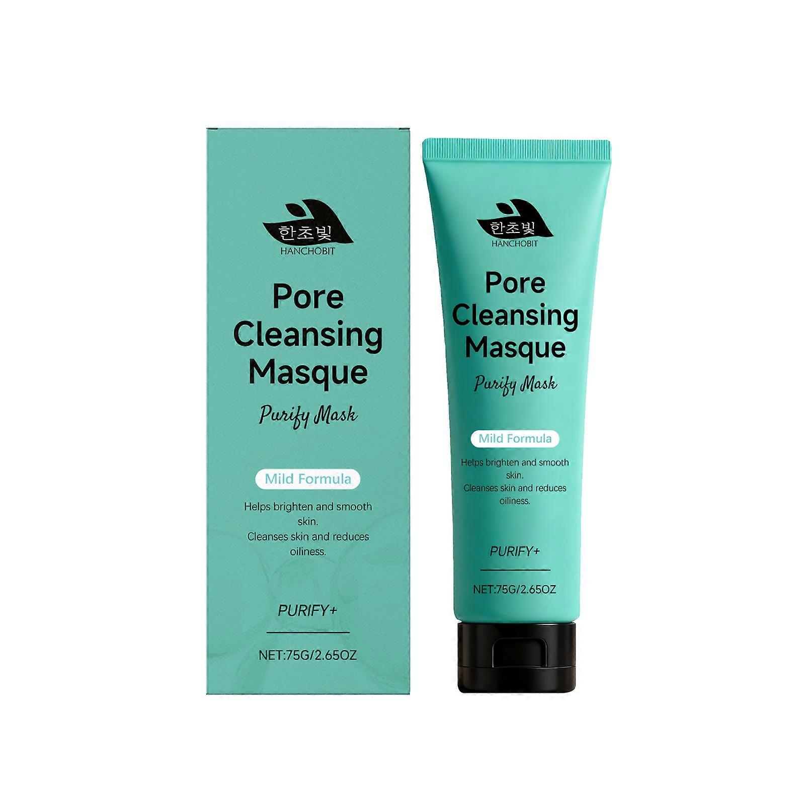 Youdaoplaceholder0 Hanchobit Salicylic Acid Cleansing Mud Mask Deeply Cleanses Facial Skin, Refreshing And Non-Tight Moisturizing Mud Mask