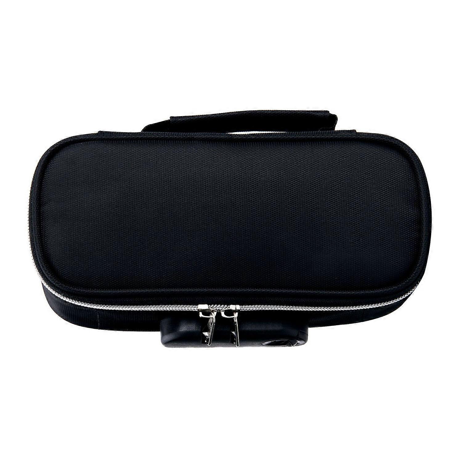 Password Lock Pencil Case 4 Layers Lightweight Wearable Lock Combination Zipper Pen Bag with Double 