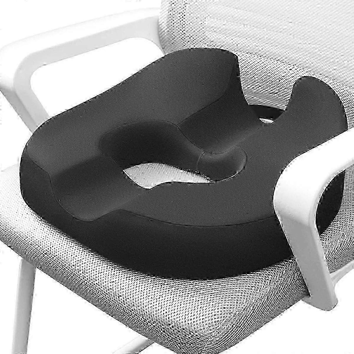 Tailbone cushion for prostate, sciatica, pelvic floor, pressure relief memory foam chair cushion to restore pain