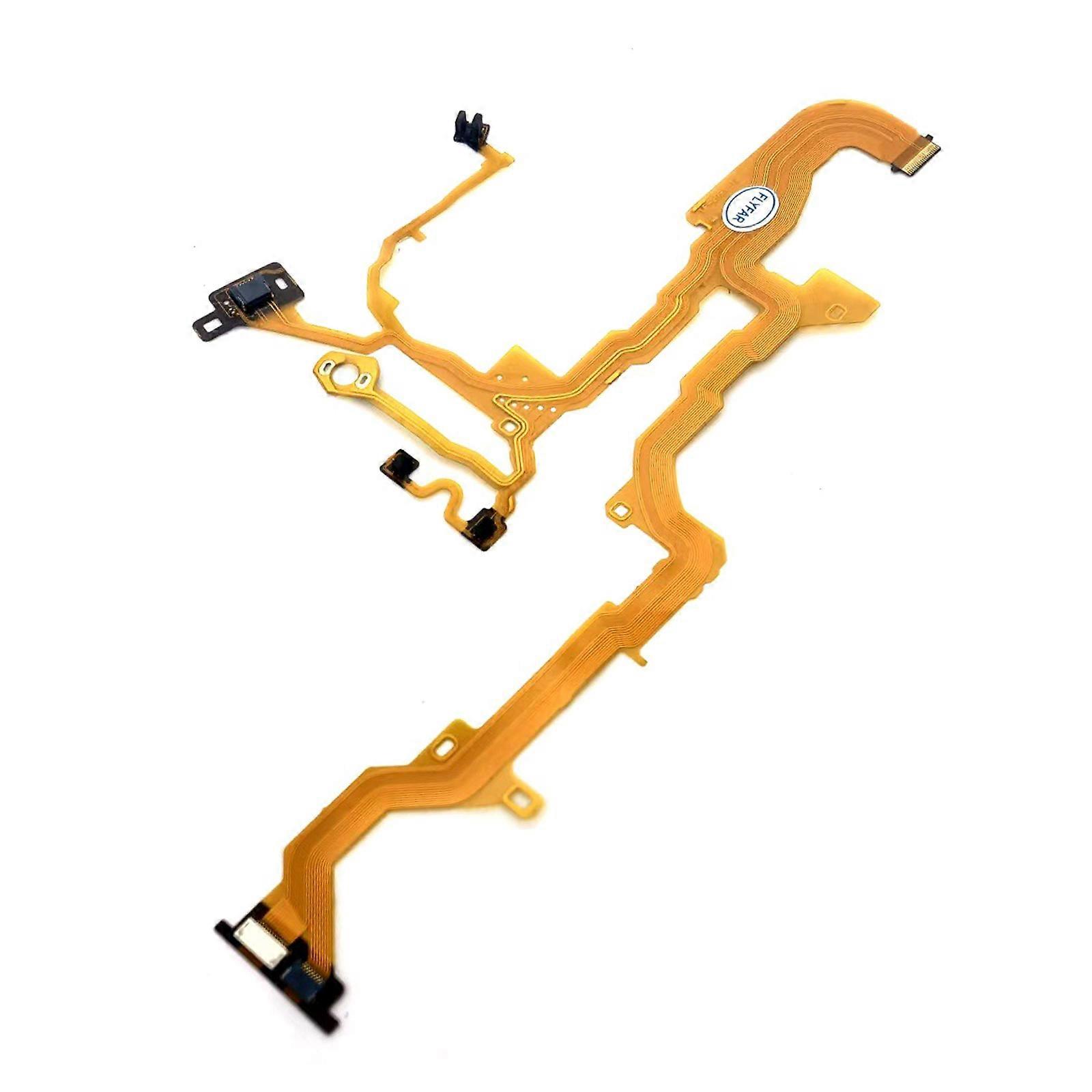 Replacement FPC Cable Flexible Ribbon Cord for RX100M3 RX100M4 RX100M5 ZV1 Lens Yellow Component Repair Unit Part Multicolor