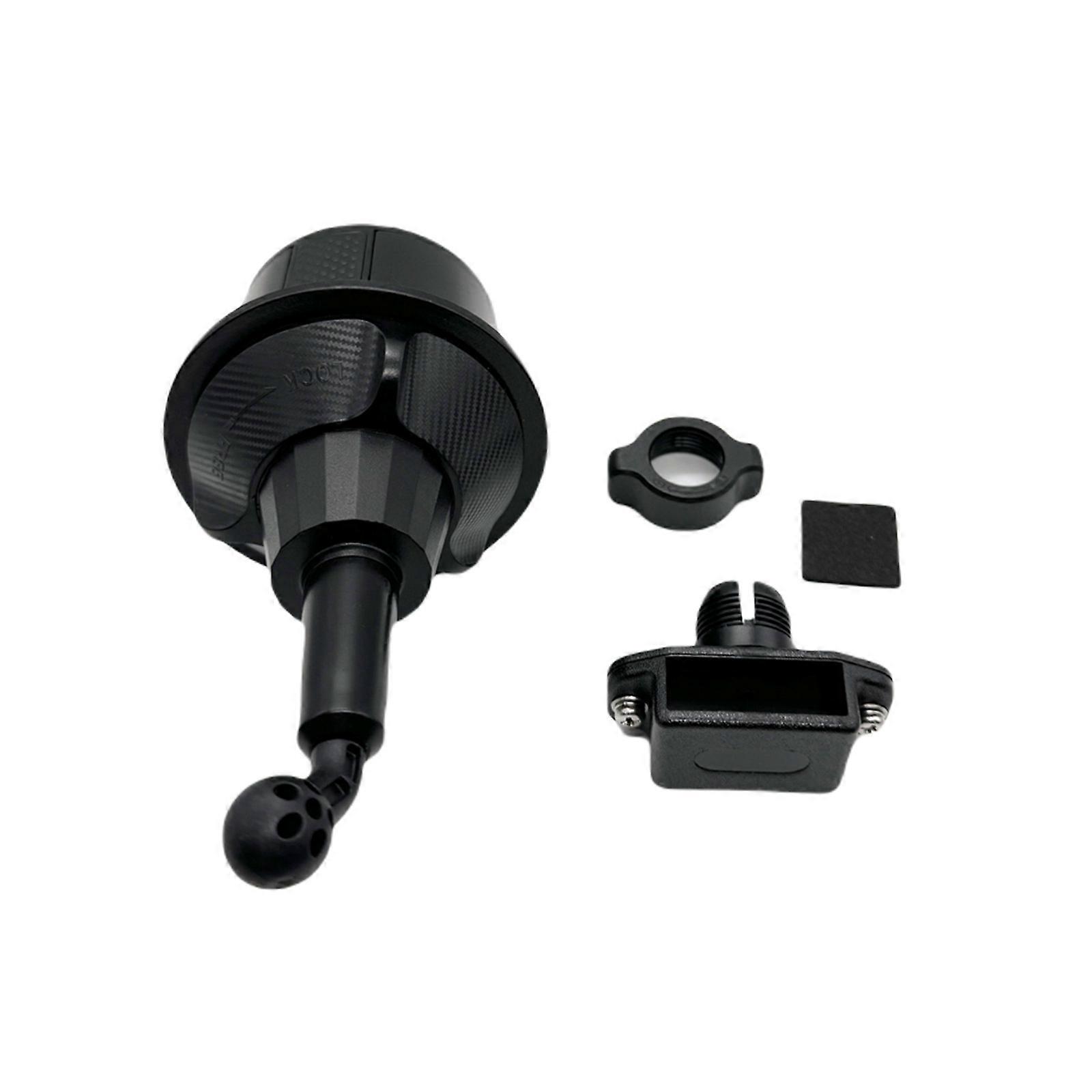 Cup Holder Mount with Height Adjustment and MicHolder for Most Brand Handhelds Radio WalkieTalkie Car Mount Multicolor