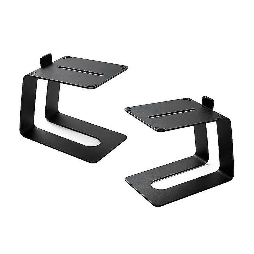 Space Saving Speaker Stand Space Saving Professional Desktop Audio Bracket Monitoring Bookshelf Speakers Stand 2Pcs